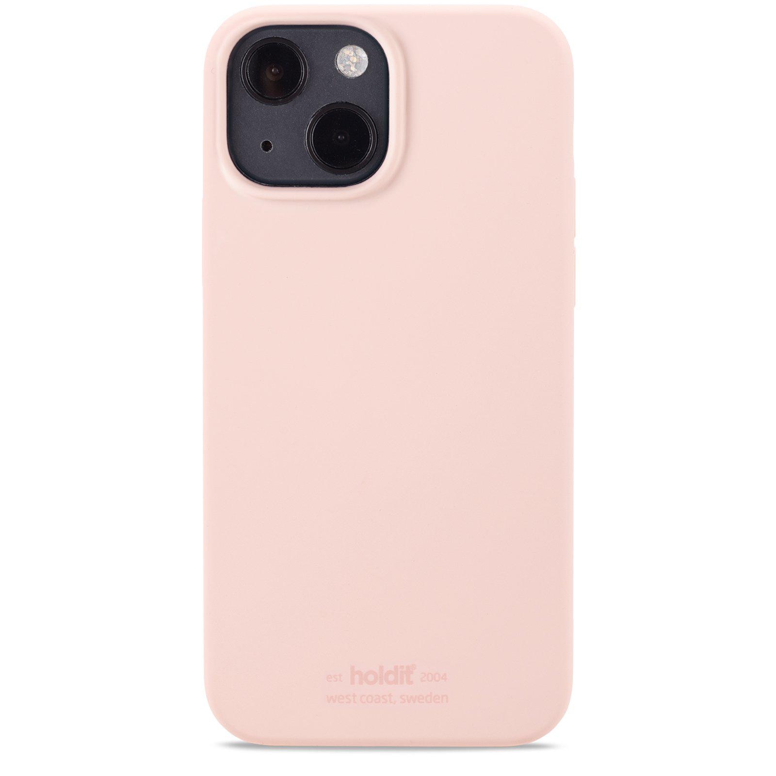 Cover in silicone iPhone 13 Blush Pink