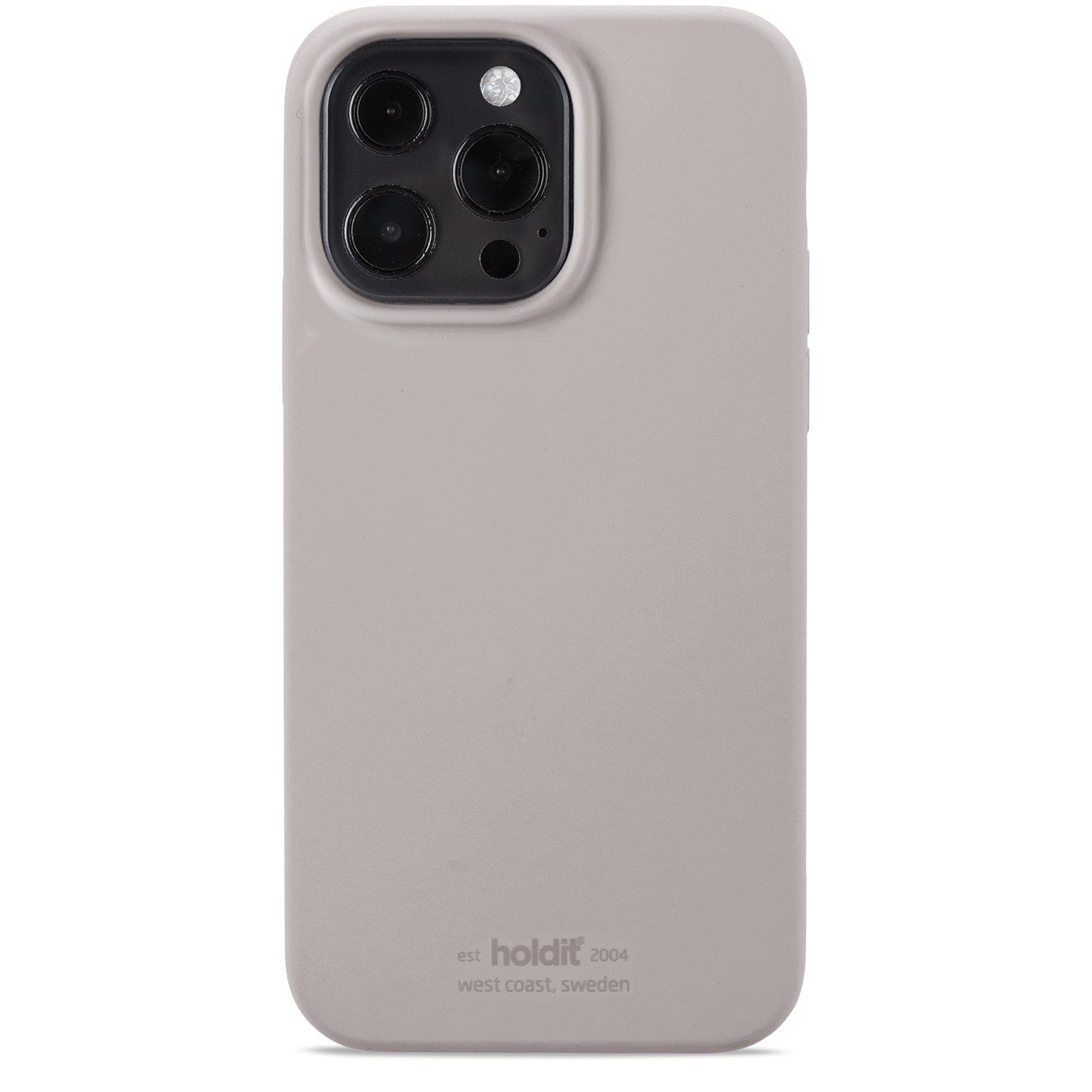 Cover in silicone iPhone 13 Pro Max Taupe
