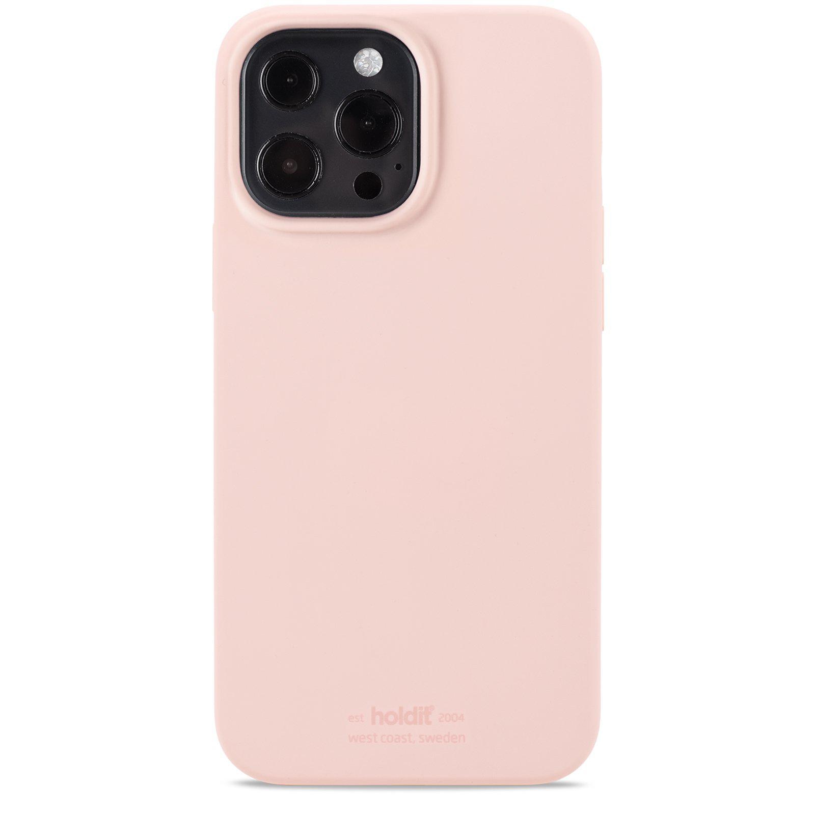 Cover in silicone per iPhone 14 Pro Rosa