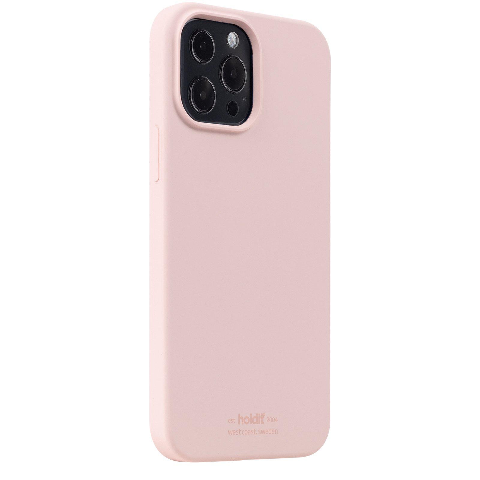 Cover in silicone per iPhone 14 Pro Rosa