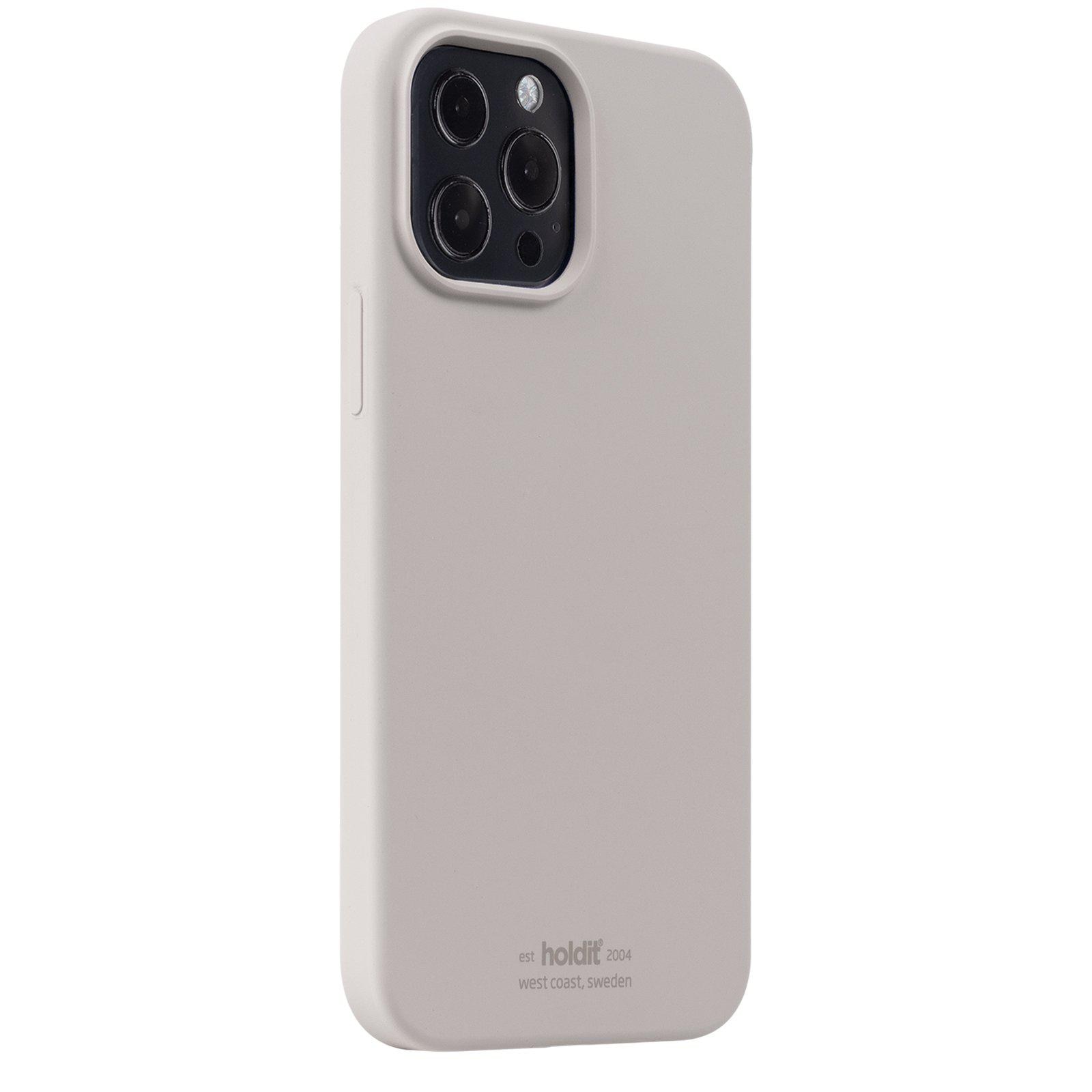 Cover in silicone iPhone 14 Pro Max Taupe