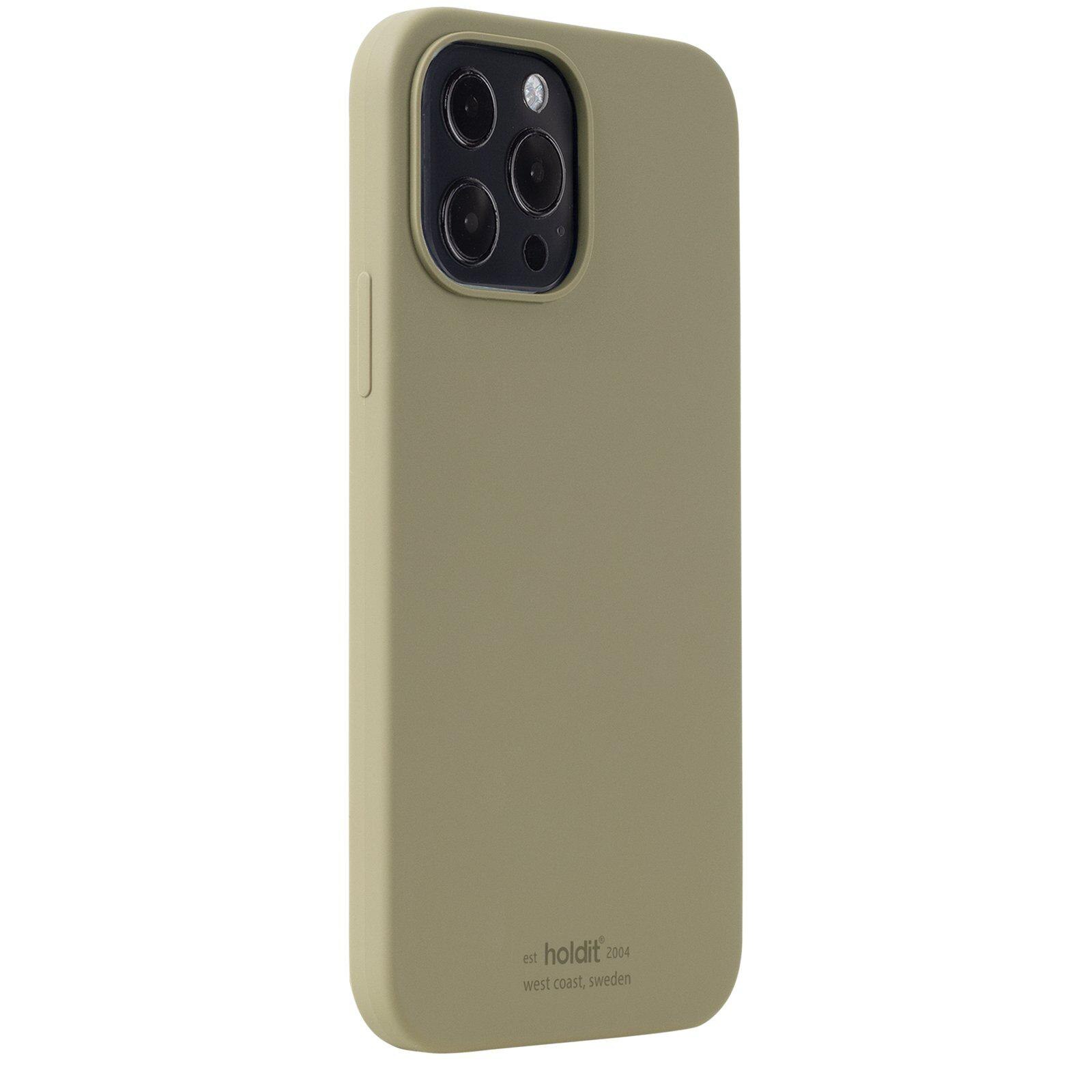 Cover in silicone per Apple iPhone 13 Pro Max Verde