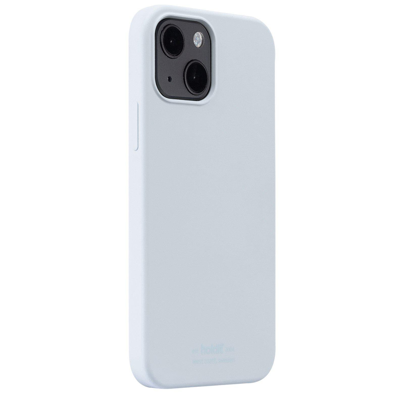 Cover in silicone per Apple iPhone 13 Blu