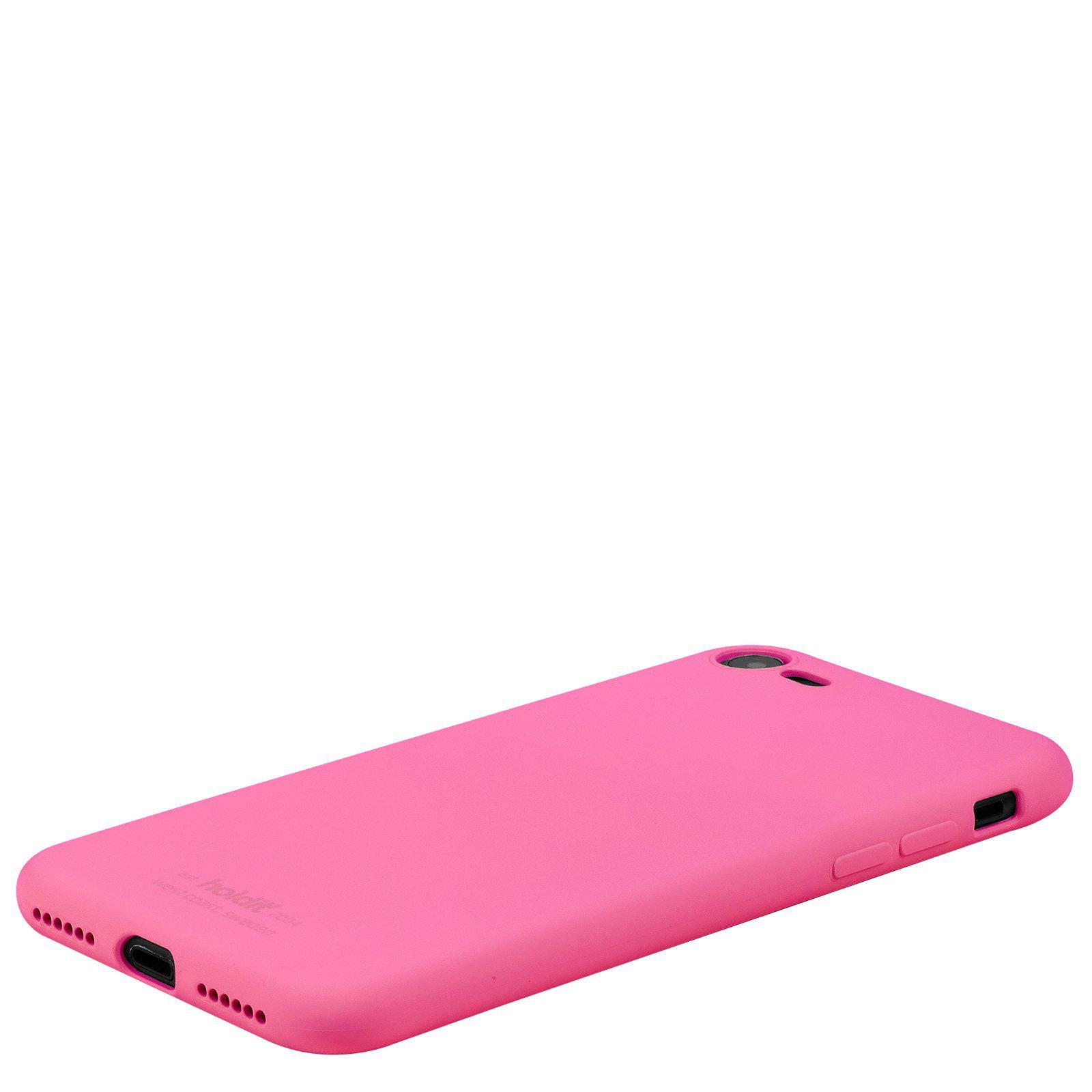 Cover in silicone per iPhone SE 2022 Rosa