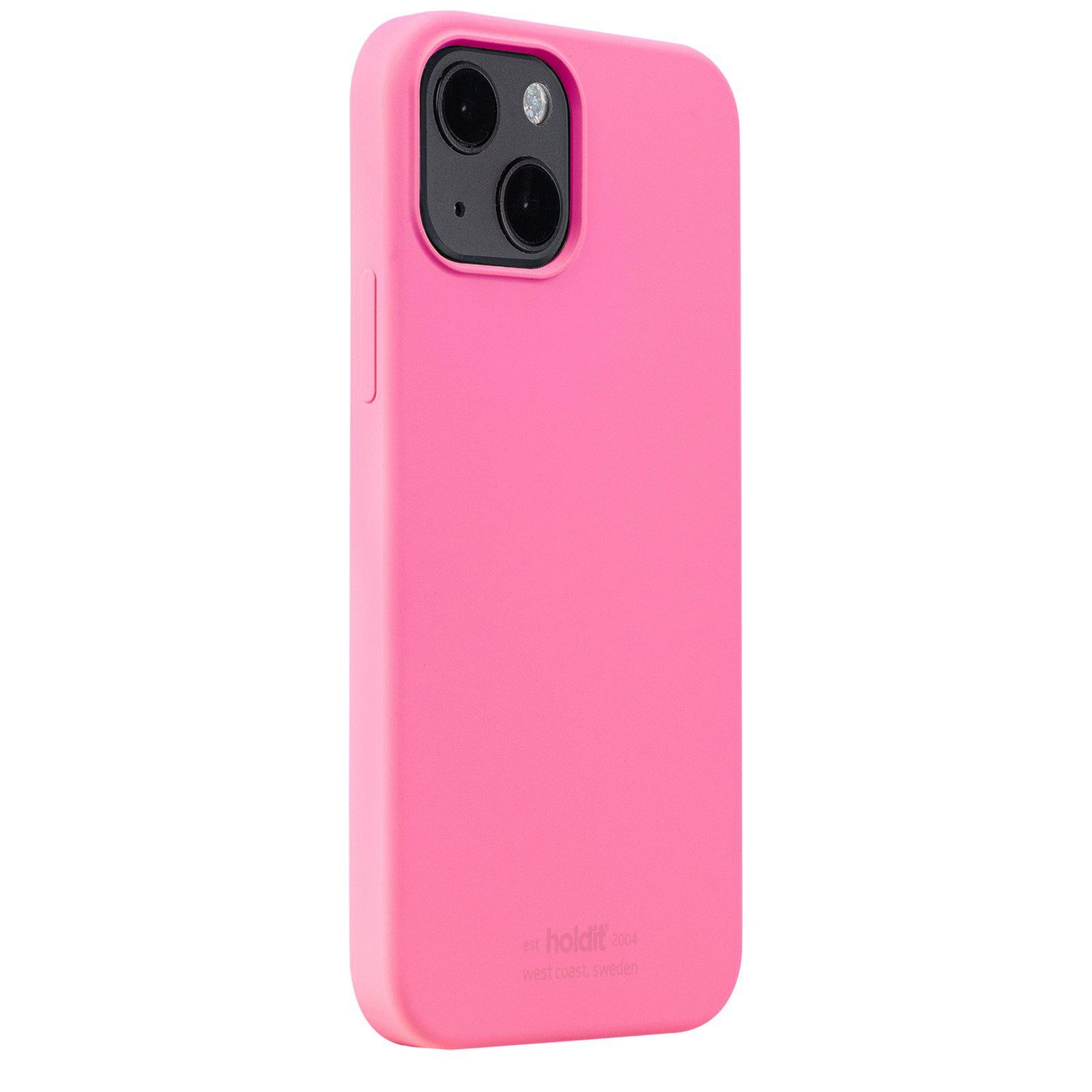 Cover in silicone iPhone 14 Plus Bright Pink