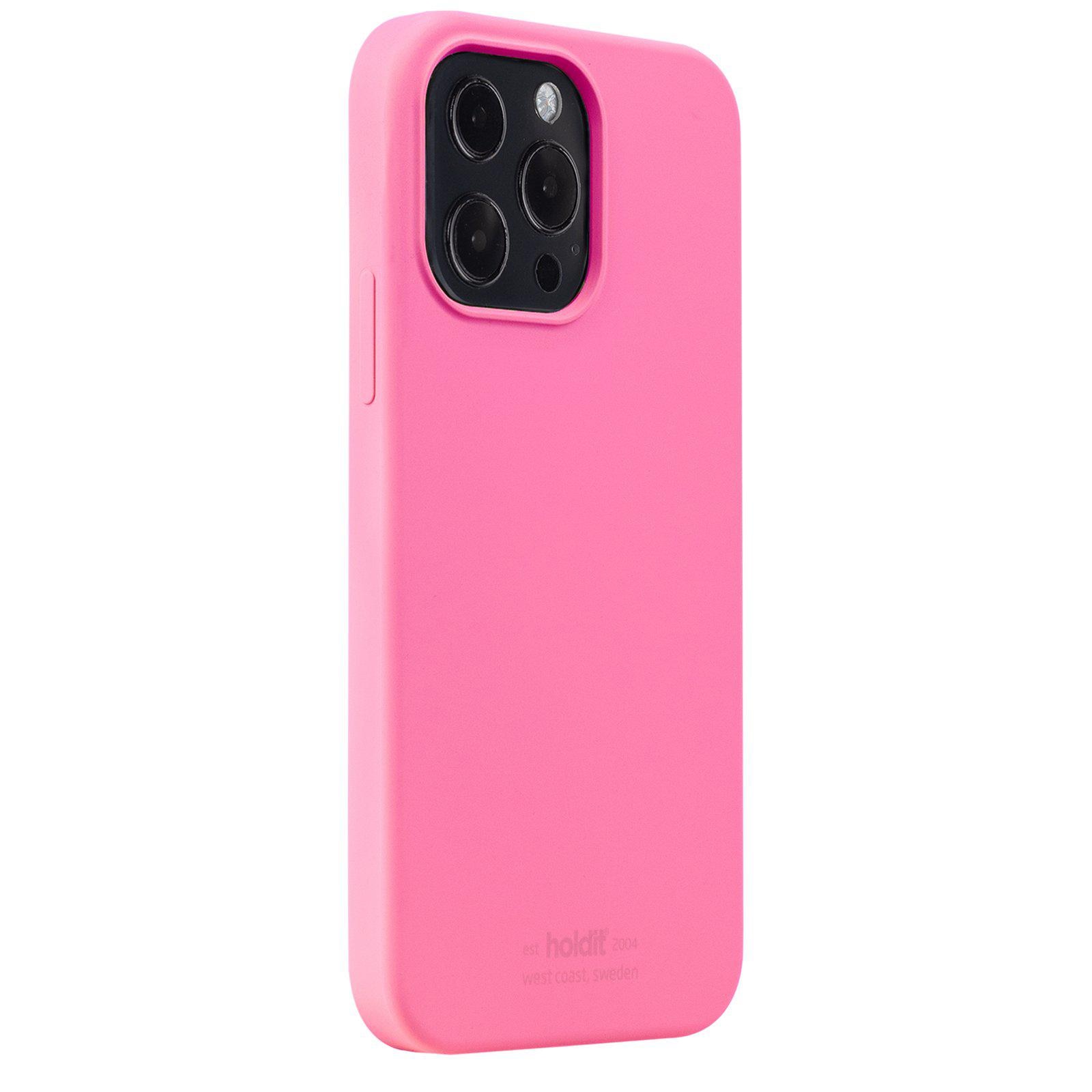Cover in silicone per Apple iPhone 13 Pro Rosa