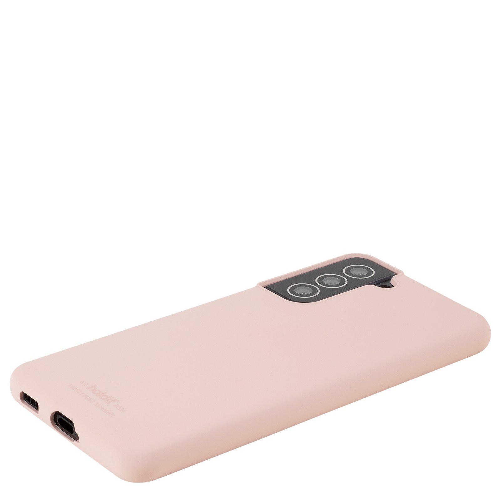 Cover in silicone per Samsung Galaxy S22 Rosa