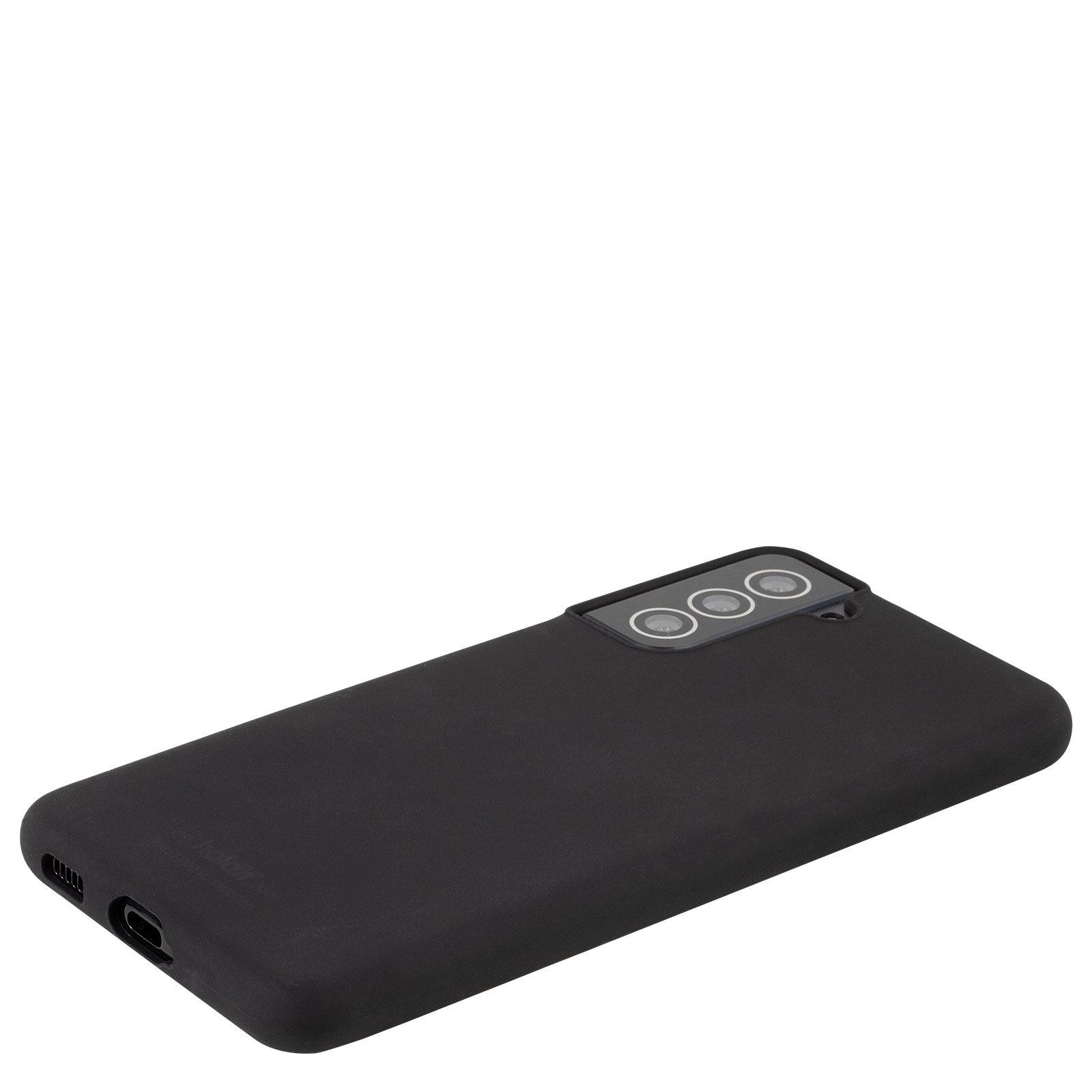 Cover in silicone per Samsung Galaxy S22 Plus Nero