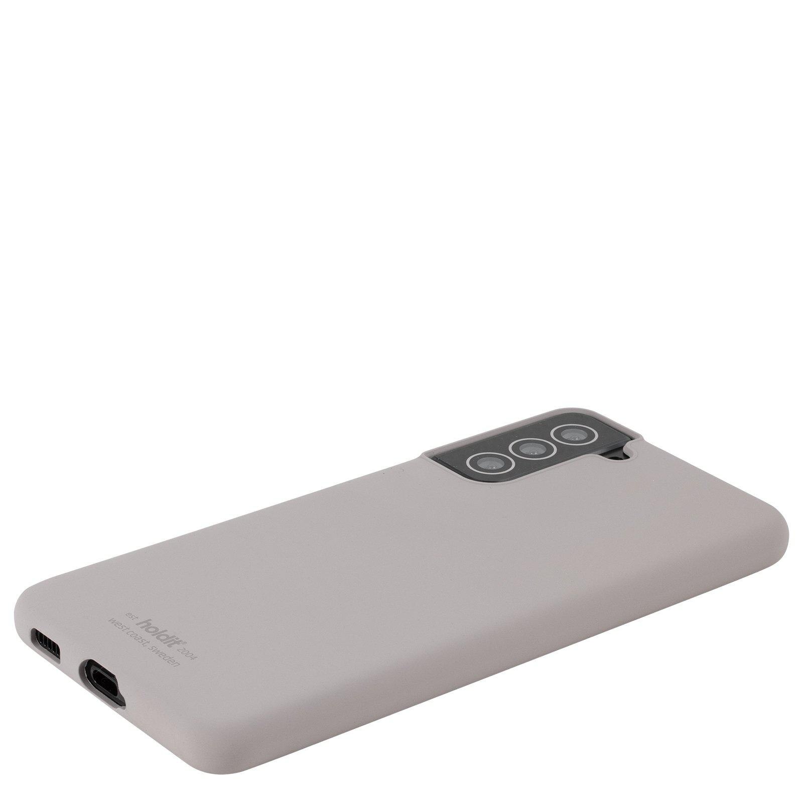 Cover in silicone per Samsung Galaxy S22 Plus Grigio