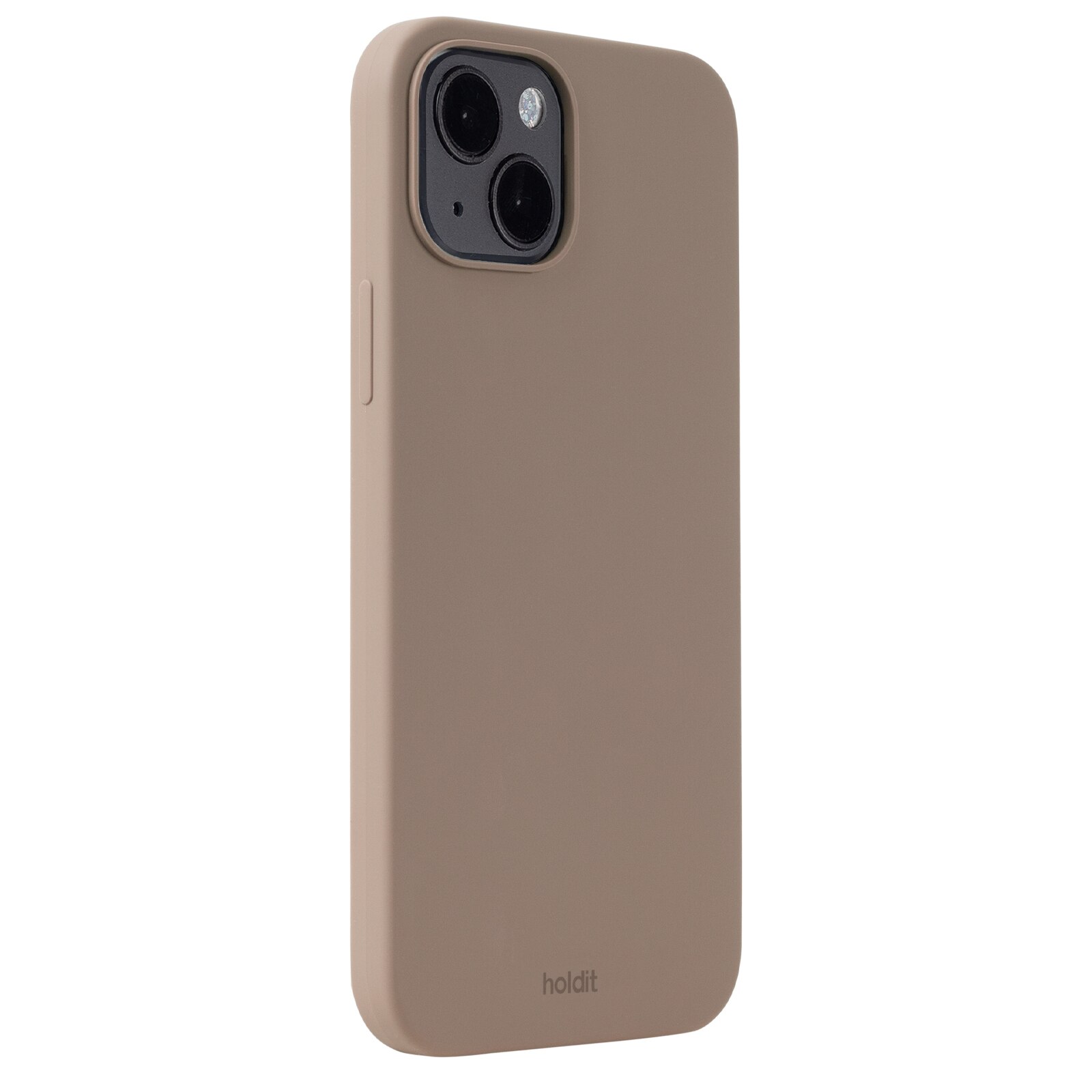 Cover in silicone per iPhone 14 Plus Marrone