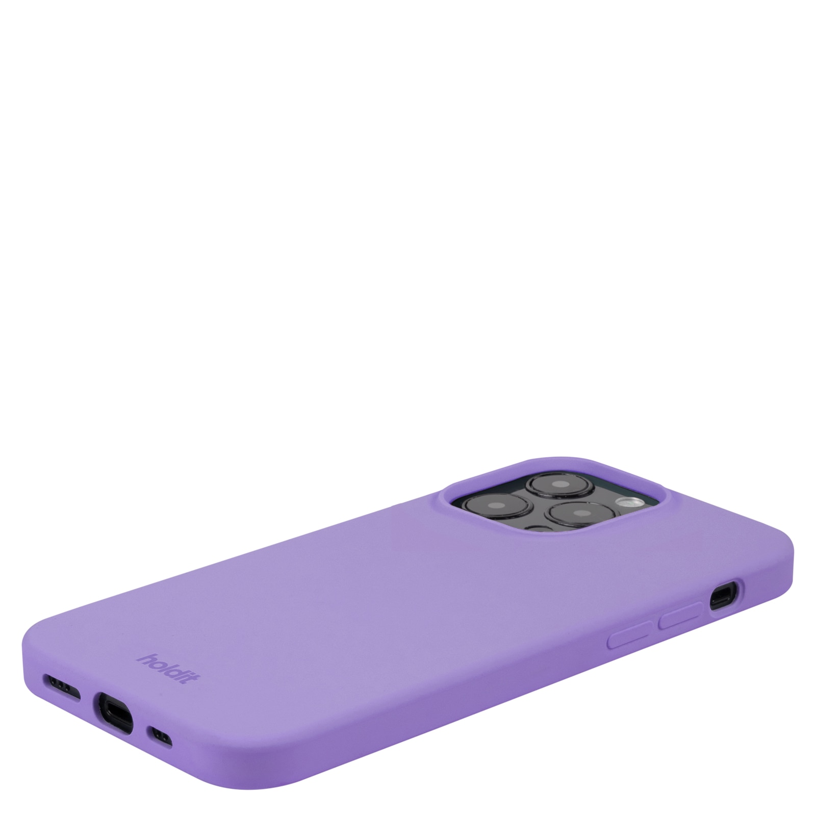 Cover in silicone iPhone 14 Pro Max Violet