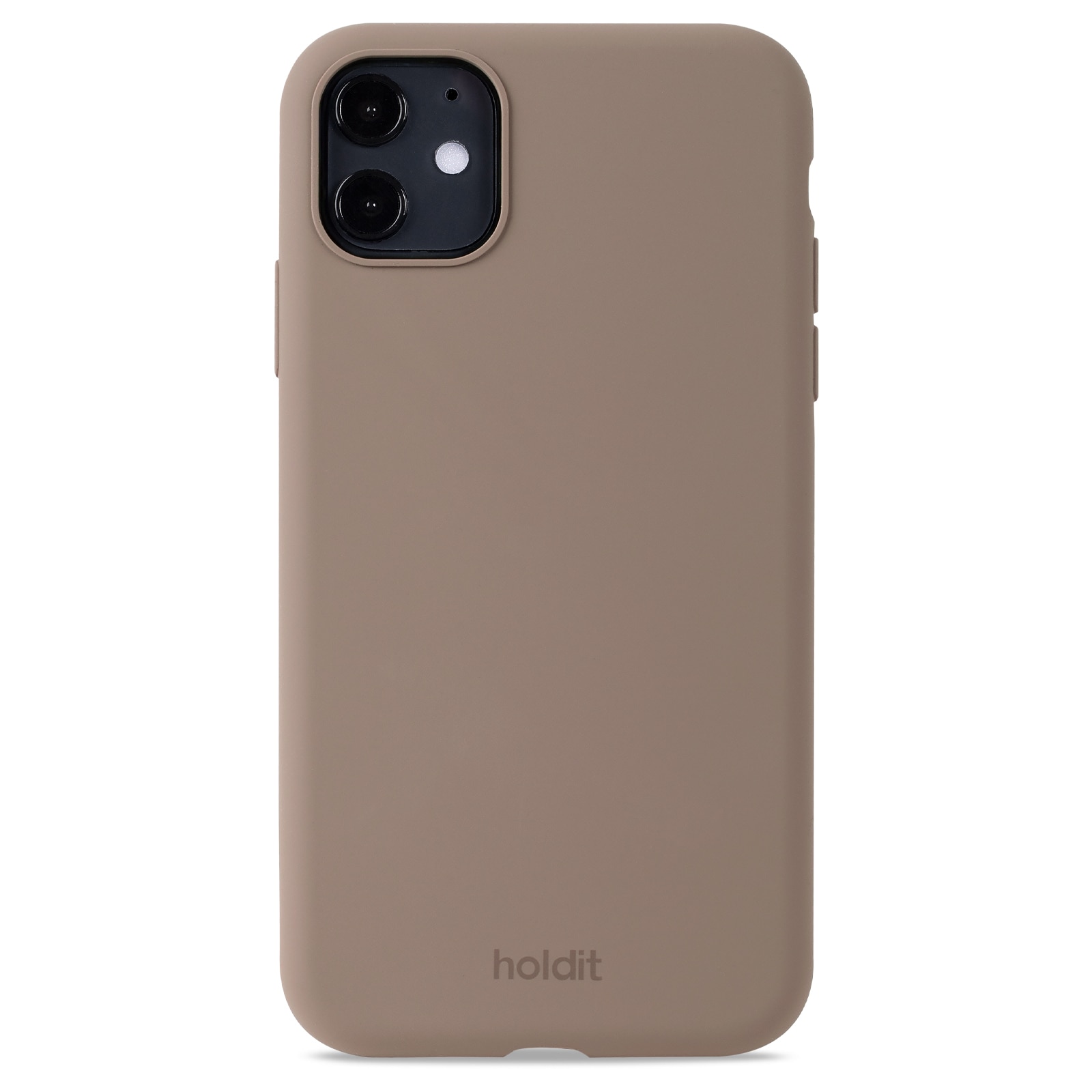 Cover in silicone iPhone 11/XR Mocha Brown