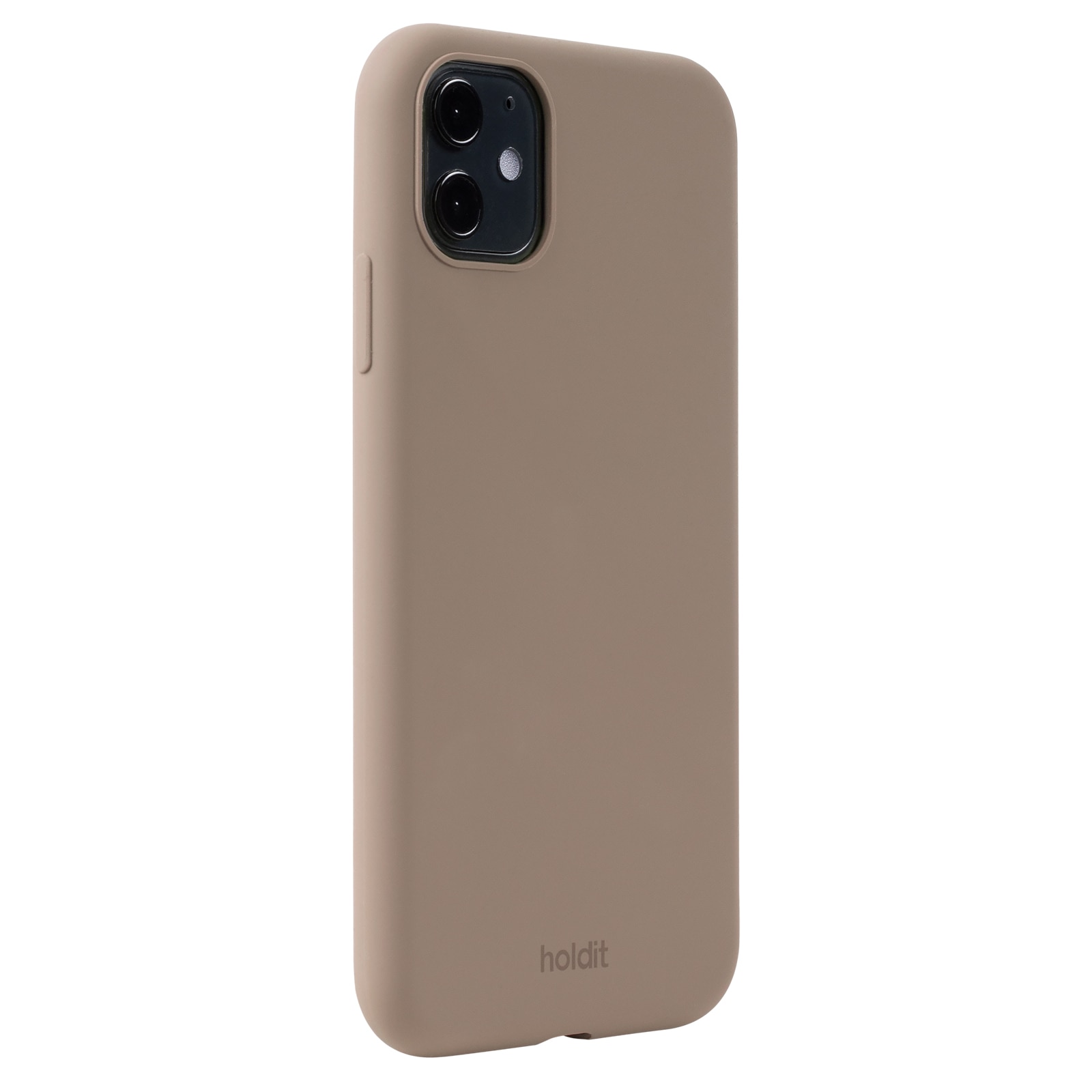 Cover in silicone iPhone XR Mocha Brown