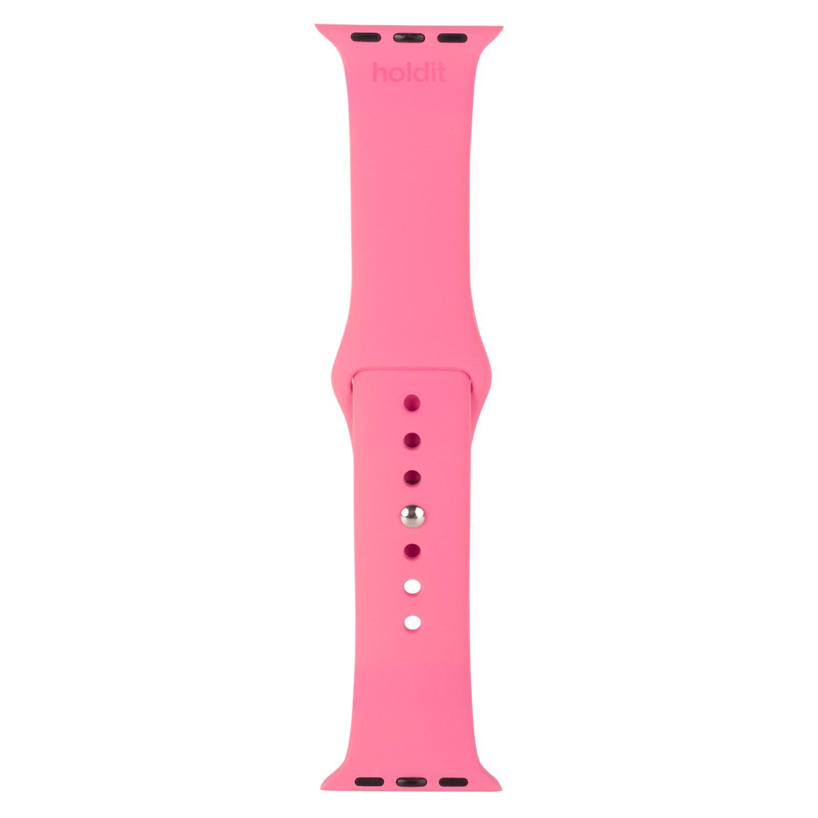 Cinturino in Silicone Apple Watch SE 44mm Bright Pink