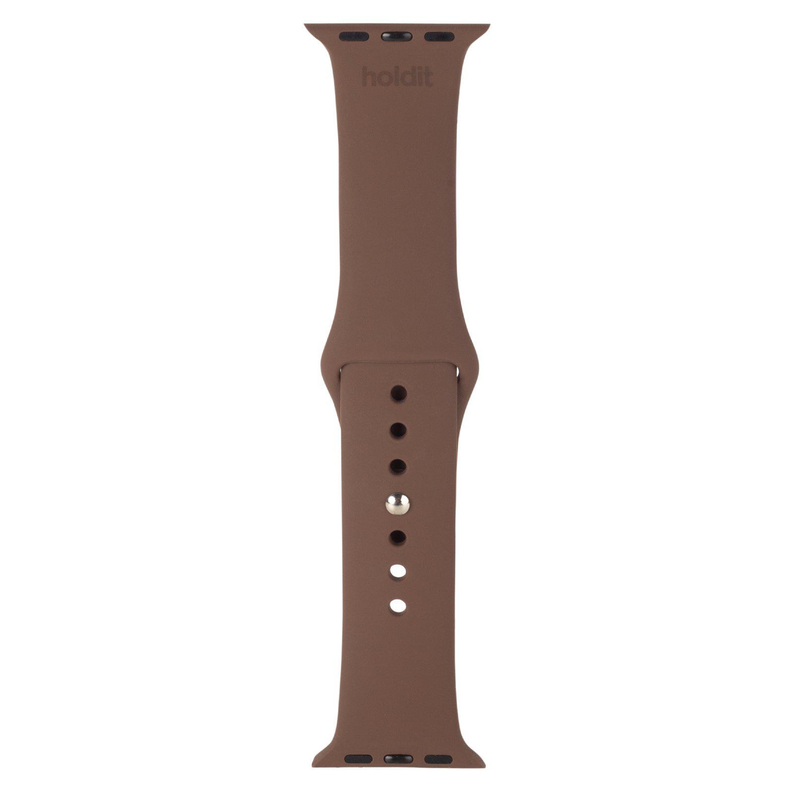 Cinturino in Silicone Apple Watch 42mm Dark Brown