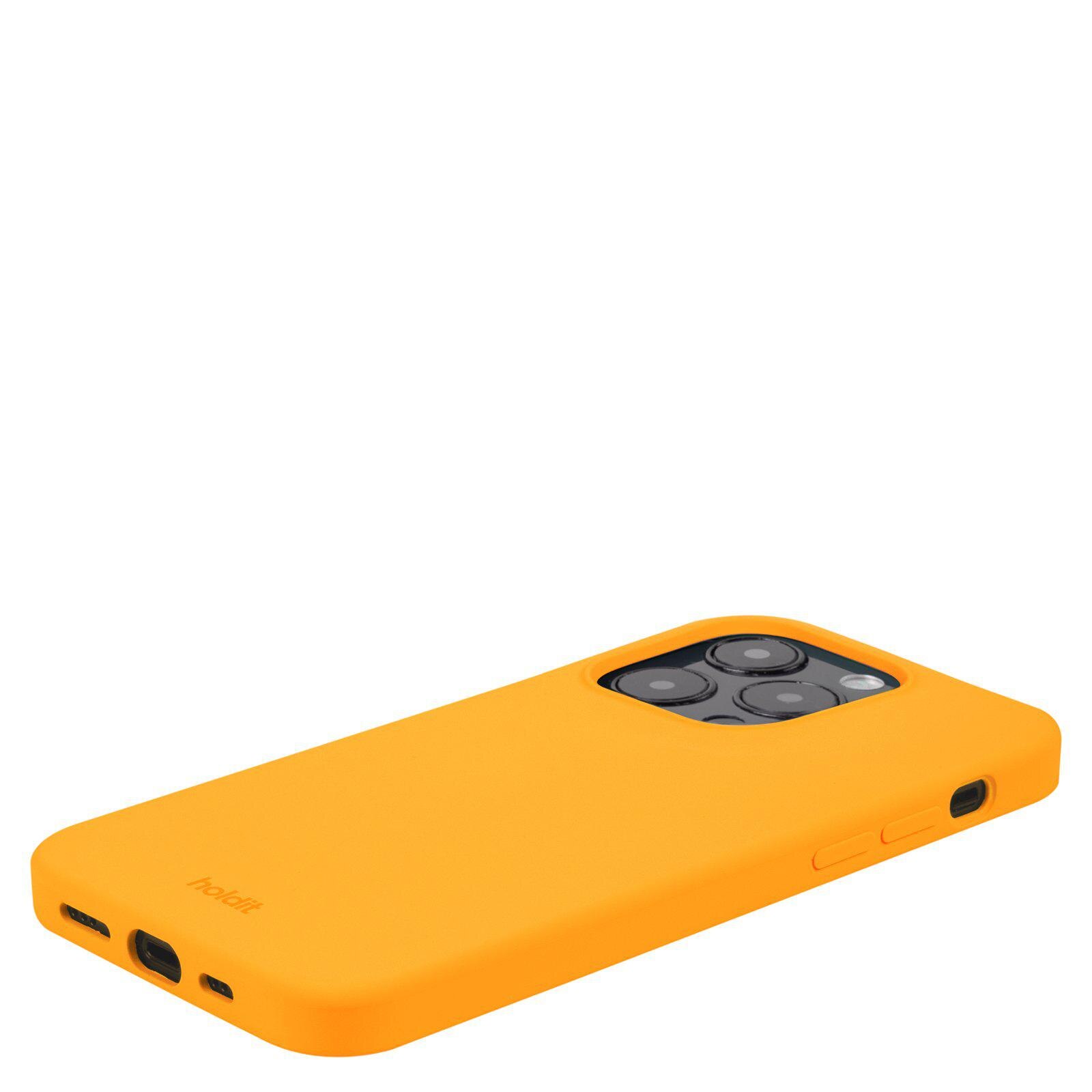 Cover in silicone per iPhone 14 Pro Orange Juice