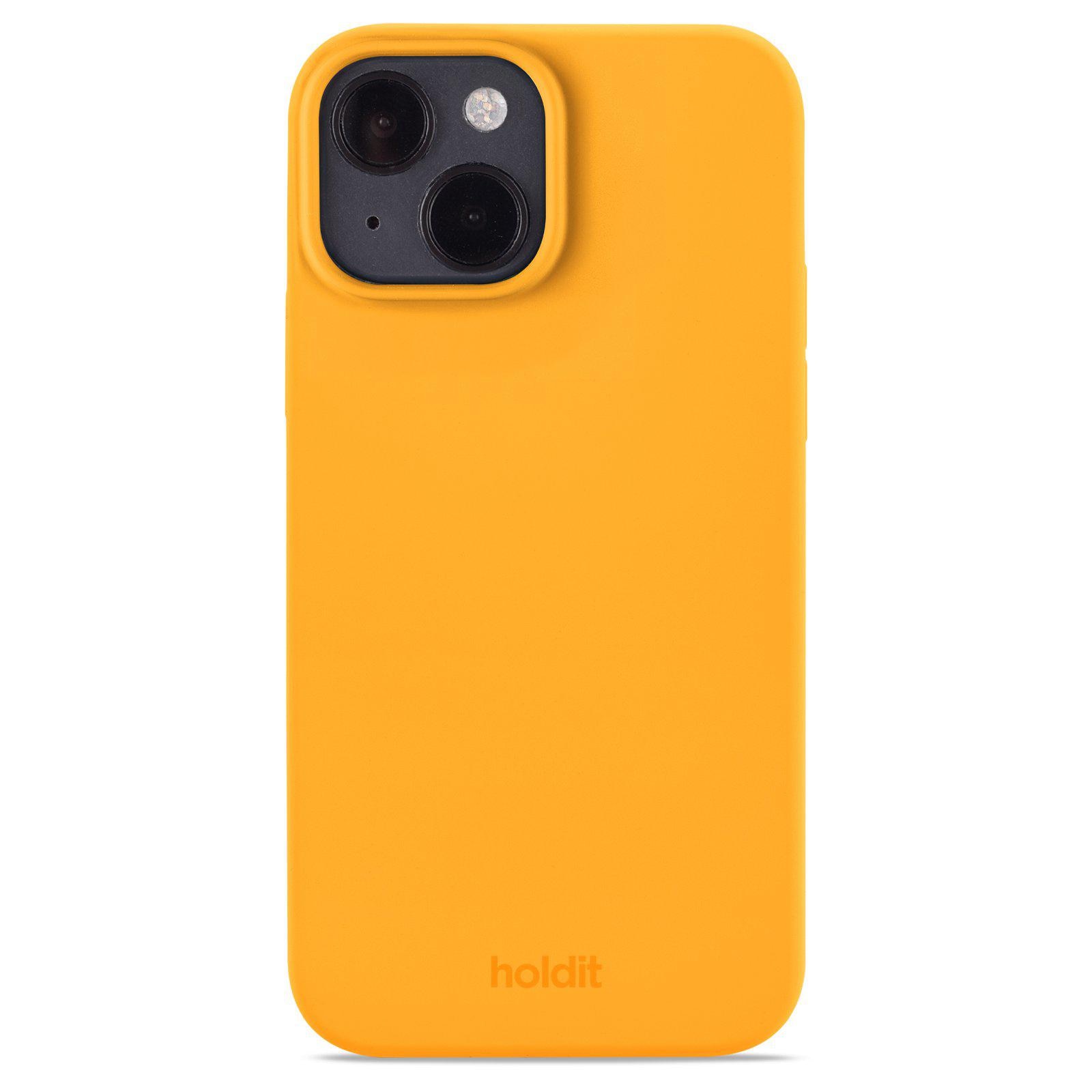 Cover in silicone per iPhone 13 Orange Juice