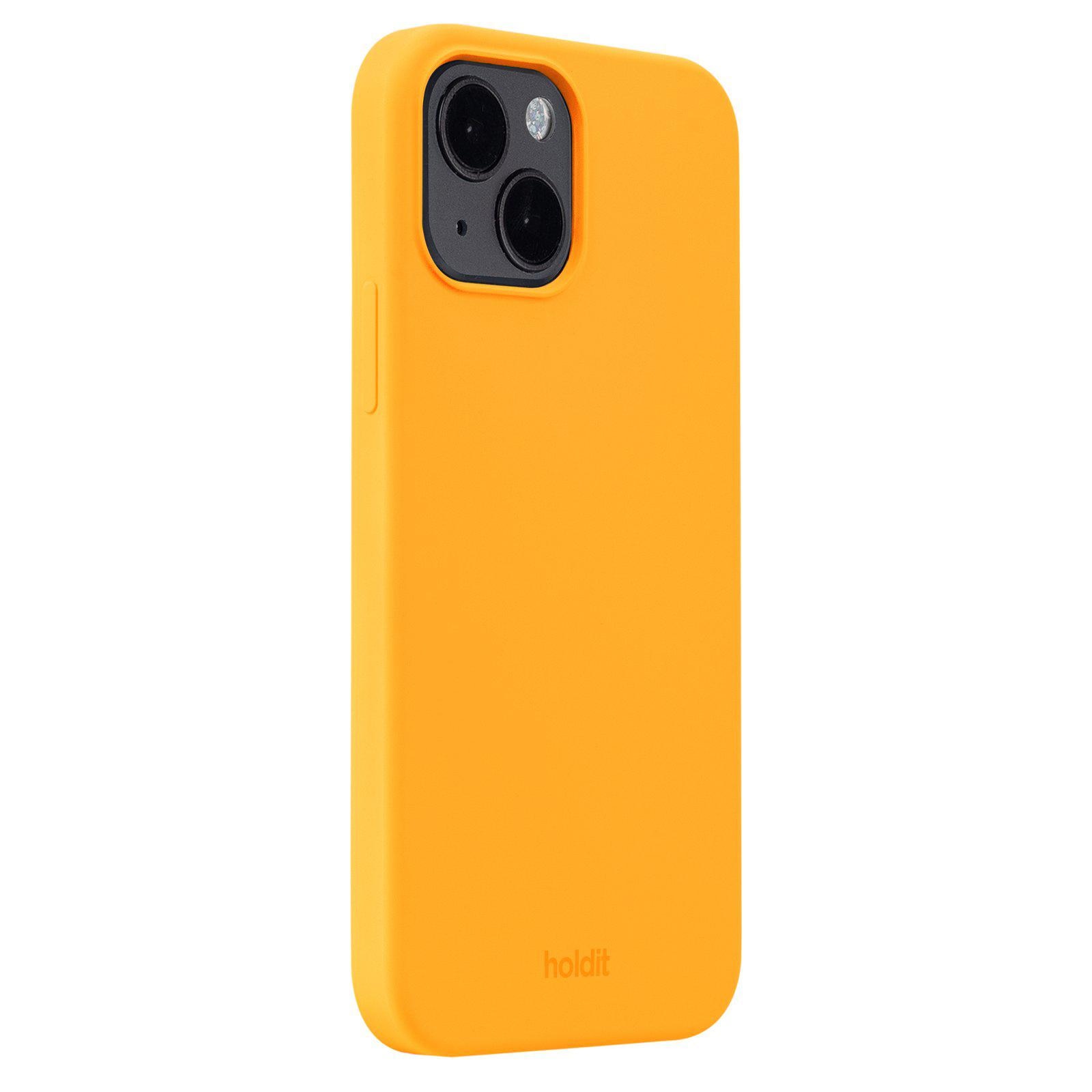 Cover in silicone per iPhone 13 Orange Juice