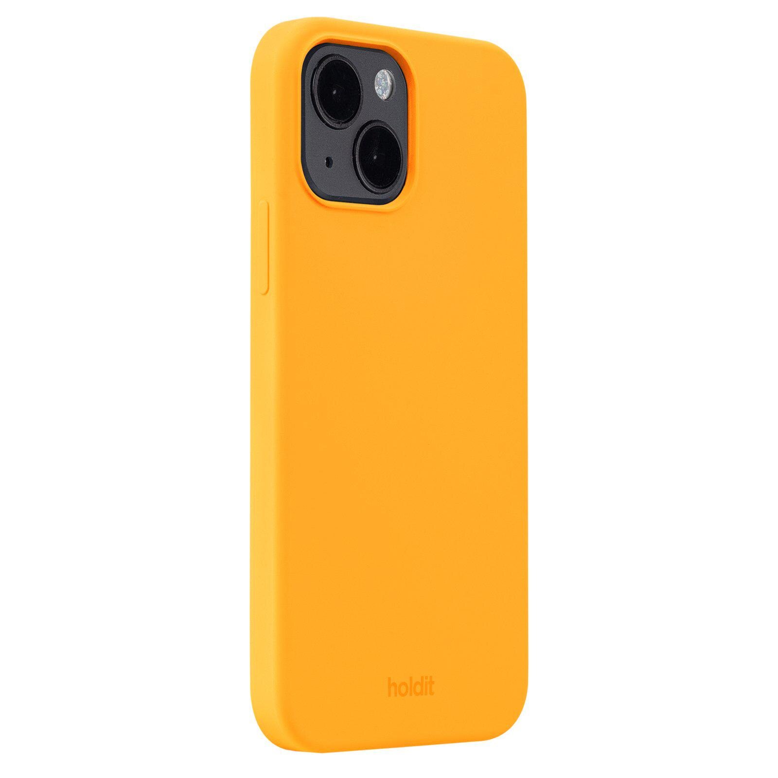 Cover in silicone per Apple iPhone 13 Arancione