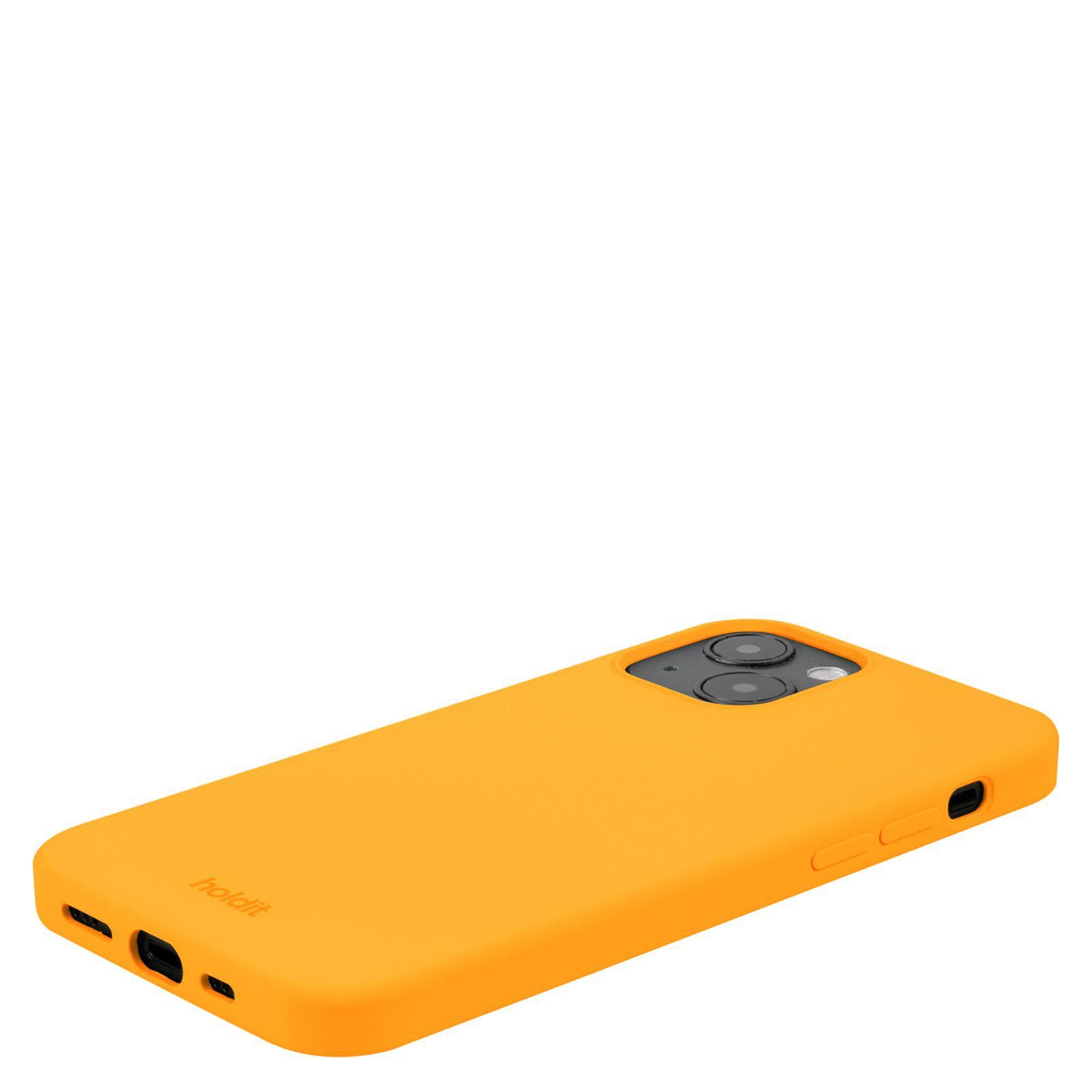 Cover in silicone per iPhone 14 Orange Juice
