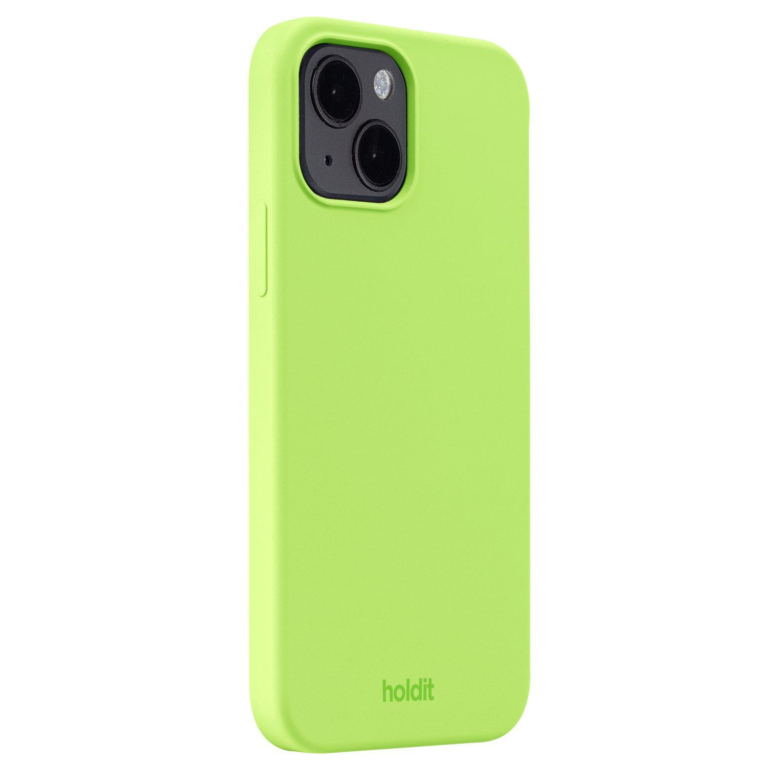 Cover in silicone per iPhone 14 Verde