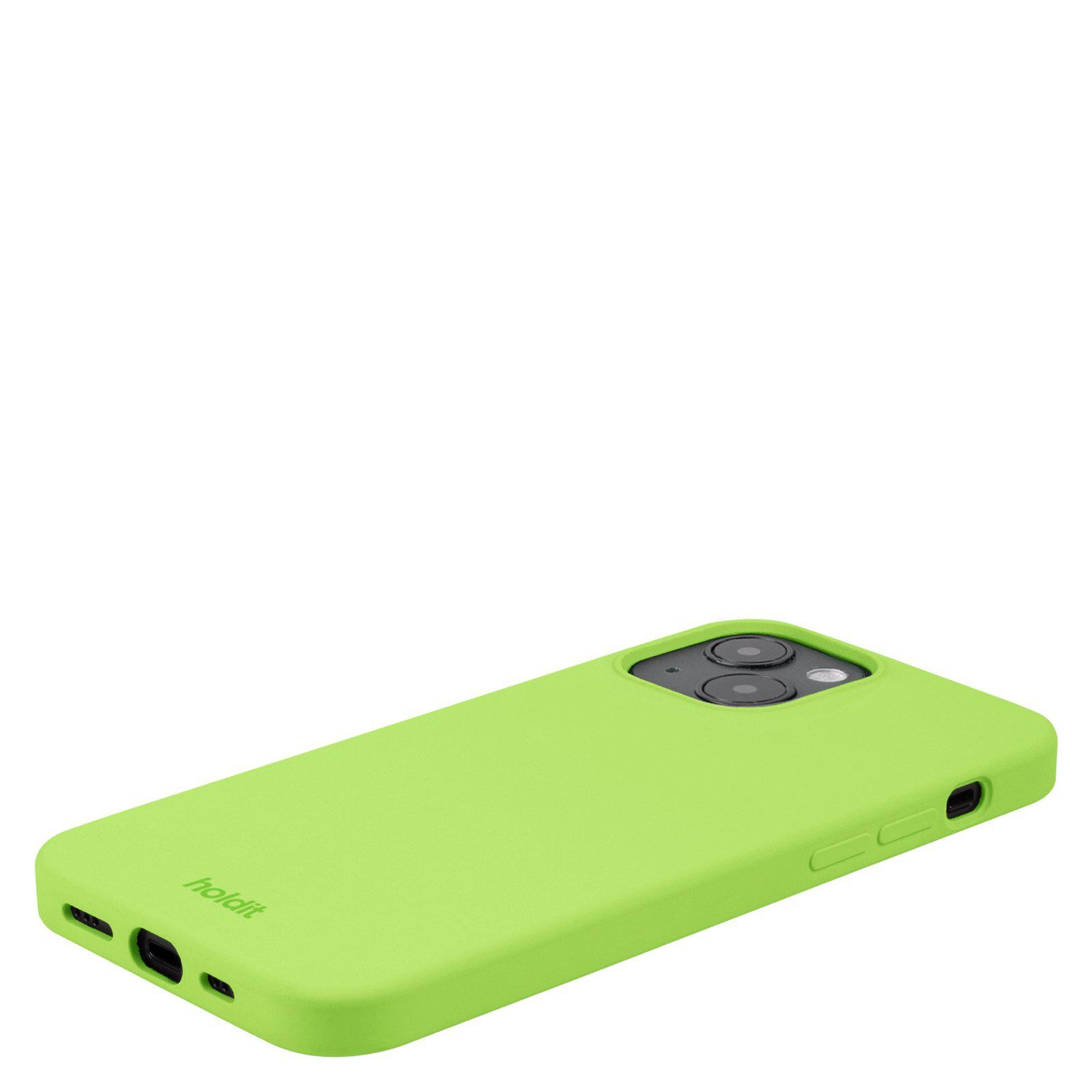 Cover in silicone per iPhone 14 Acid Green