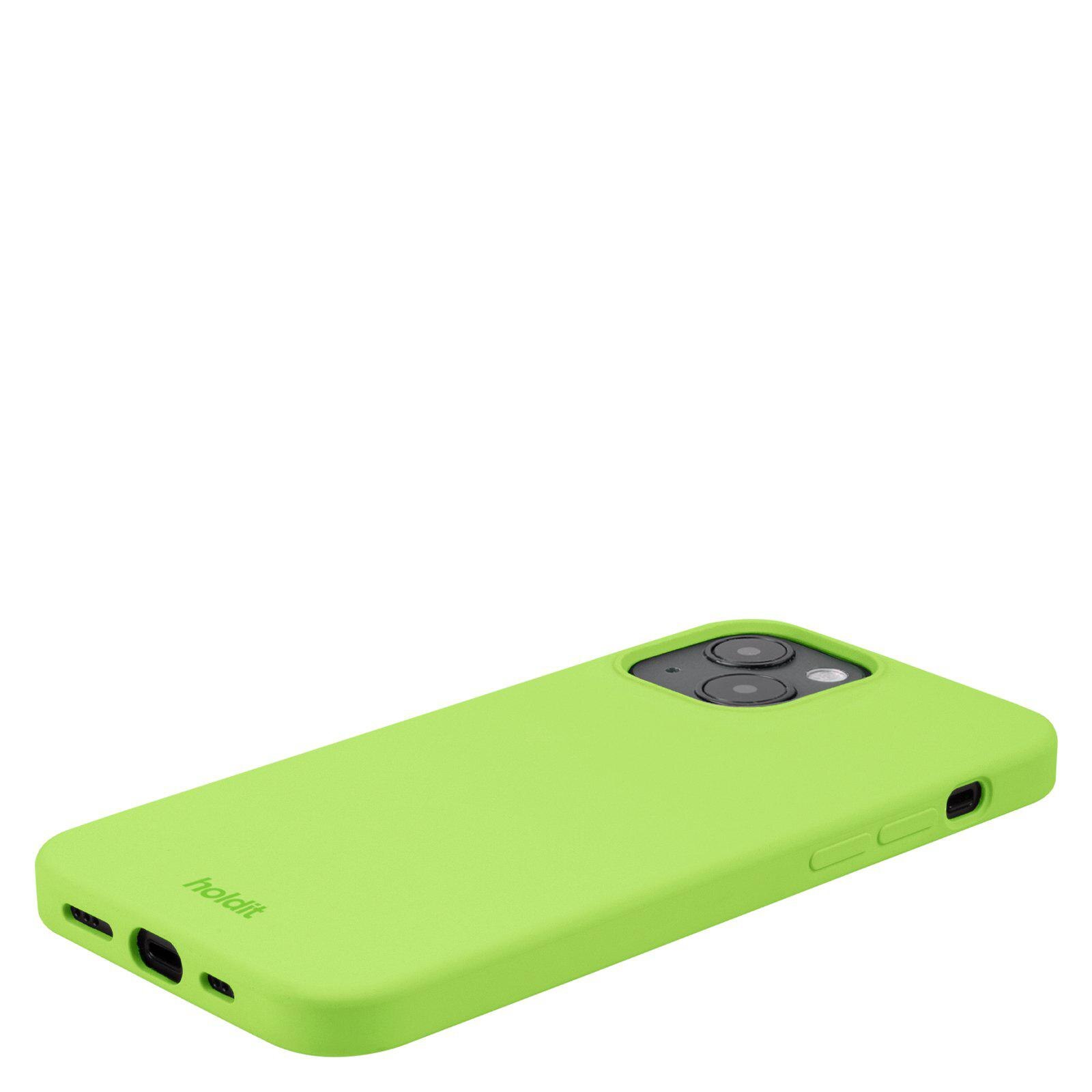 Cover in silicone per iPhone 13 Acid Green