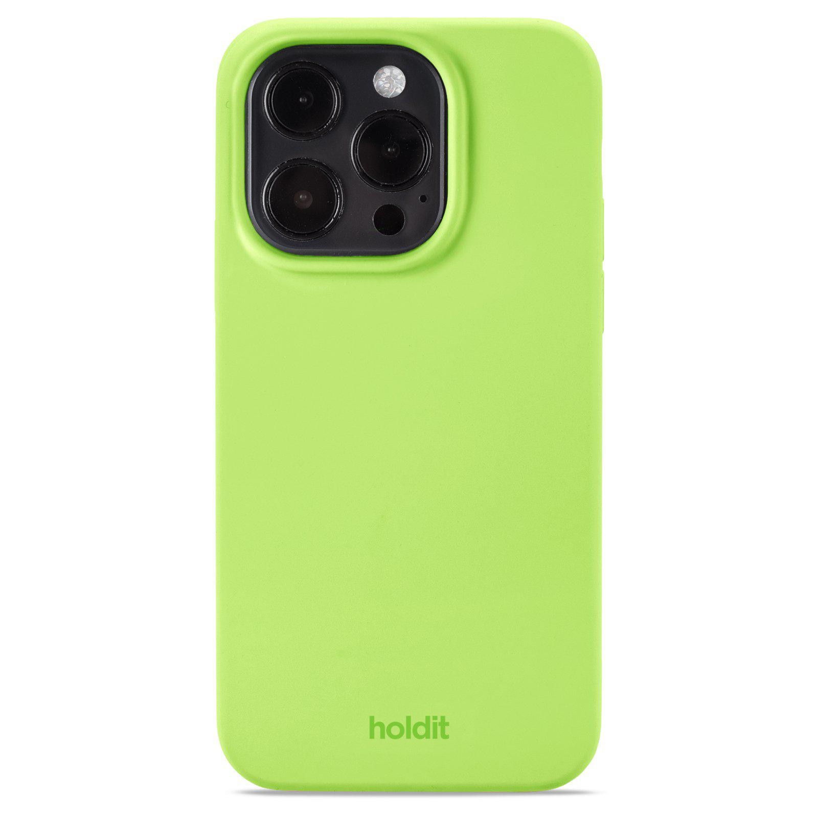 Cover in silicone per iPhone 14 Pro Acid Green