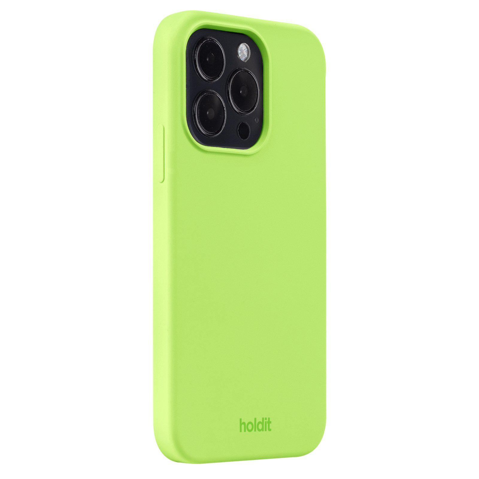 Cover in silicone per iPhone 14 Pro Acid Green