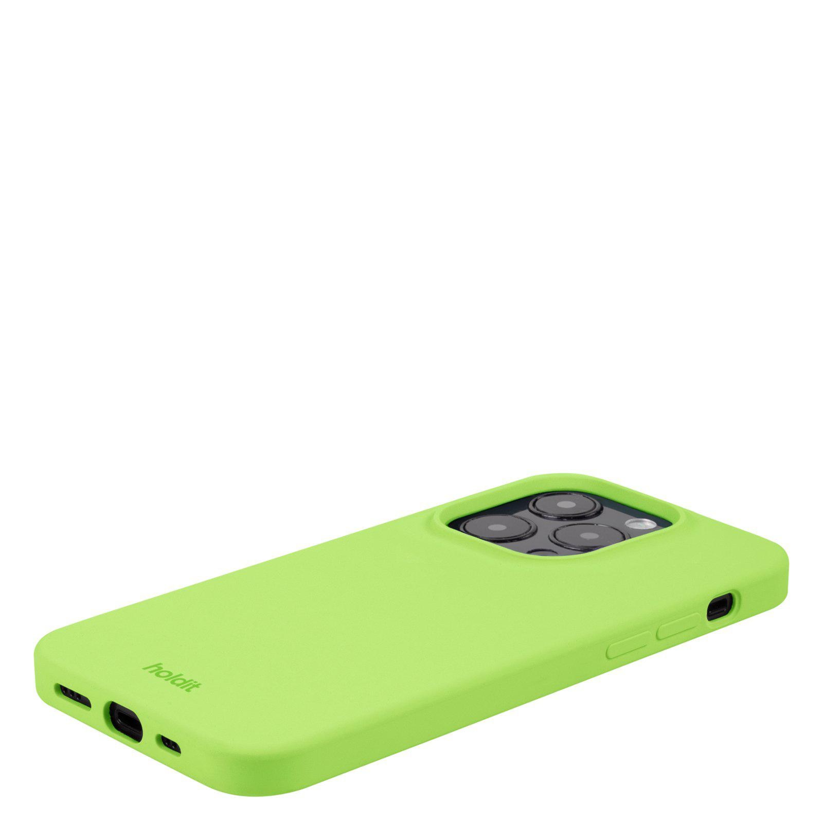 Cover in silicone per iPhone 14 Pro Acid Green