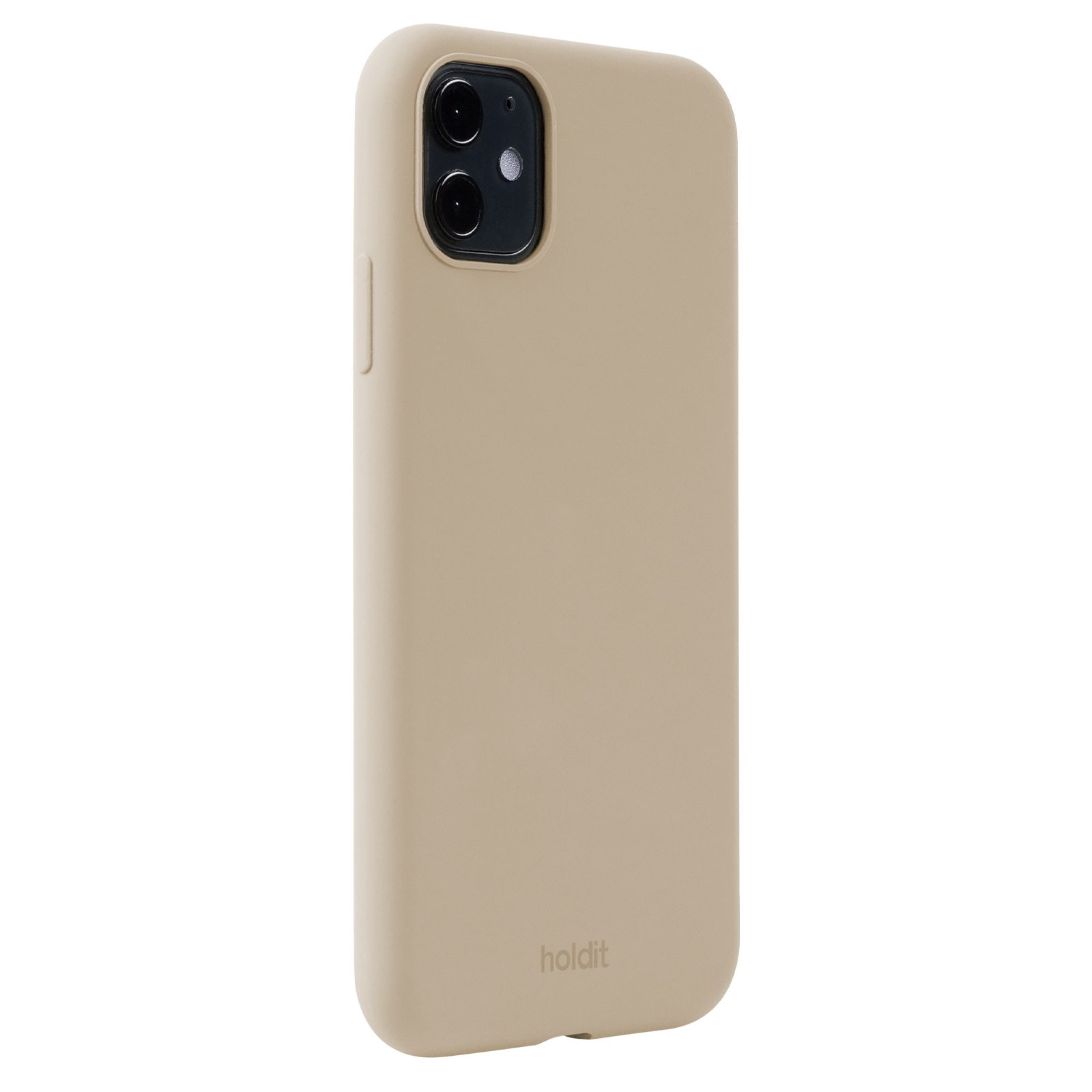 Cover in silicone iPhone 11 Latte Beige