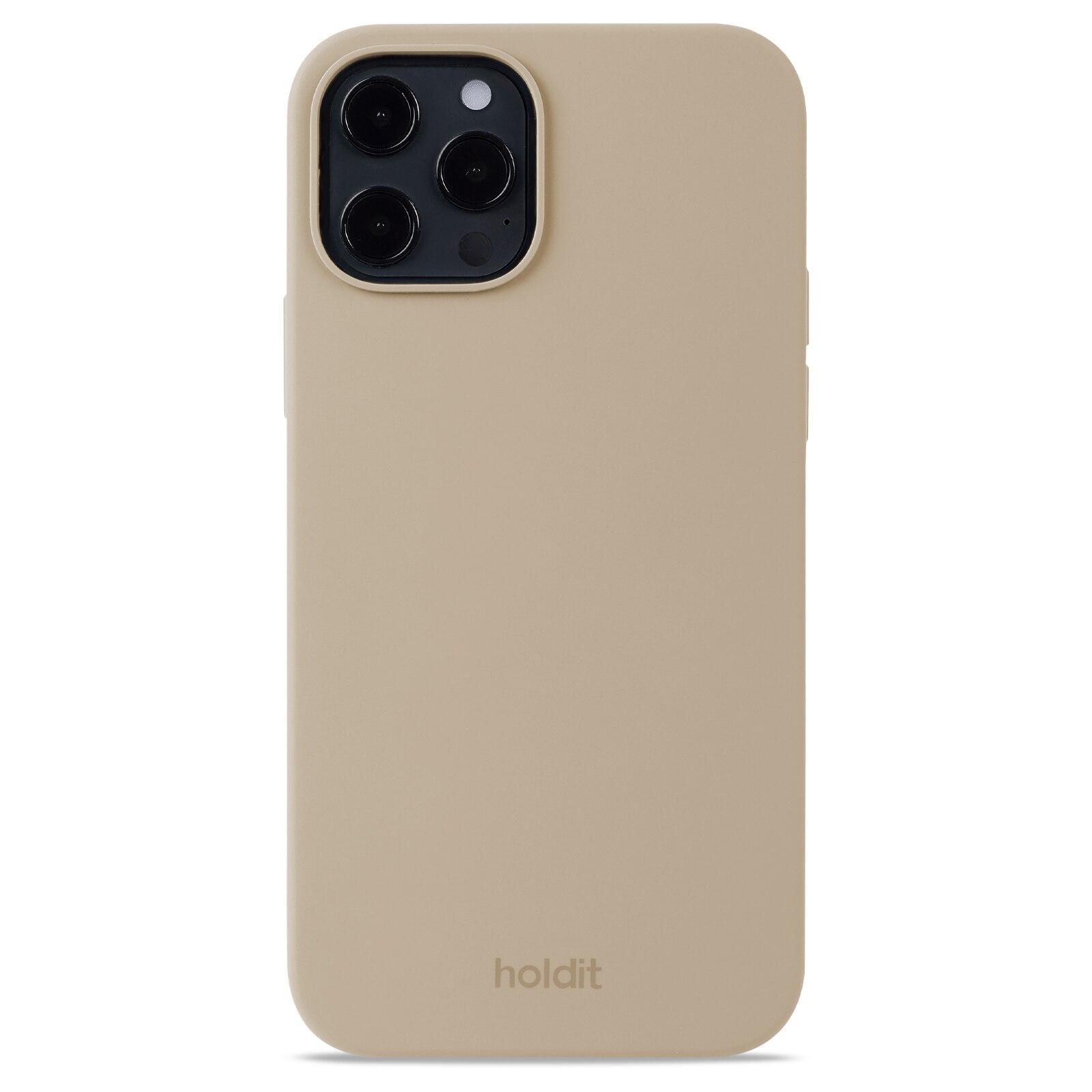 Cover in silicone iPhone 12/12 Pro Latte Beige