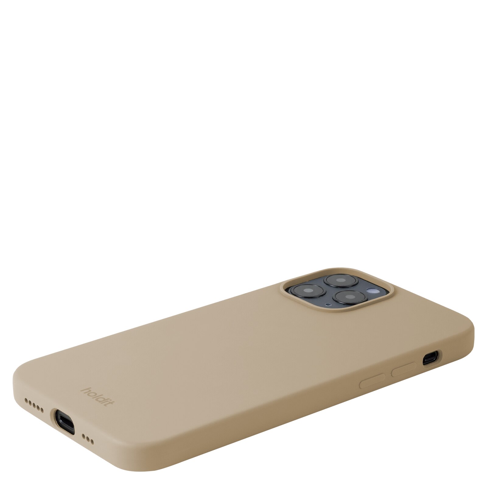 Cover in silicone iPhone 12/12 Pro Latte Beige