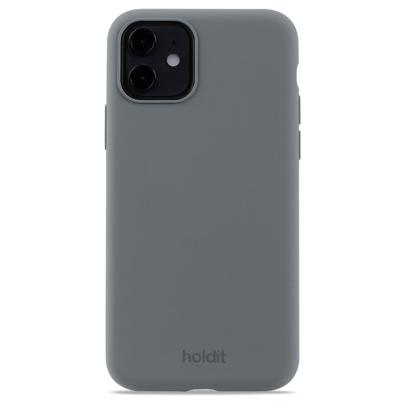 Cover in silicone iPhone 11 Space Gray