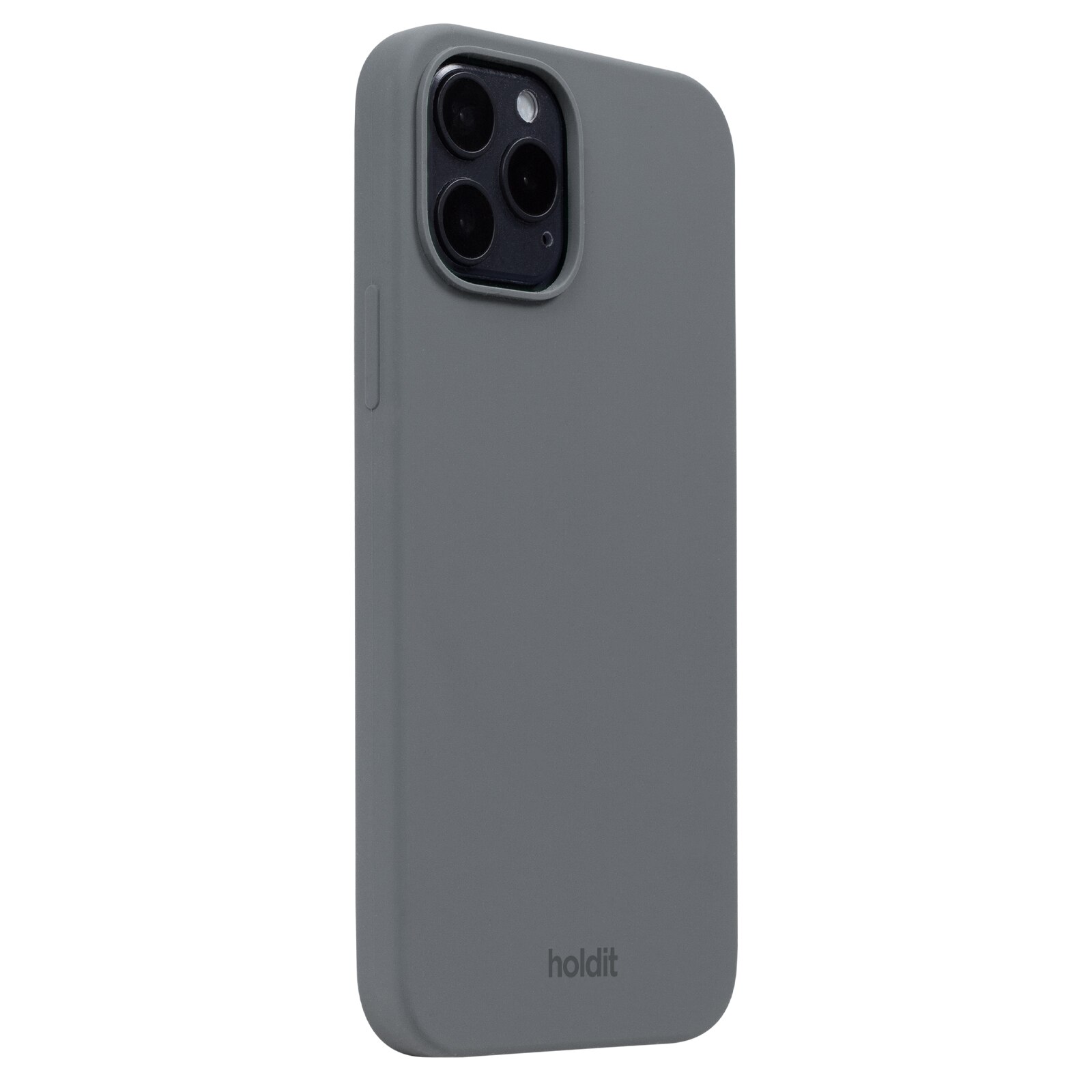 Cover in silicone per iPhone 12/iPhone 12 Pro Grigio