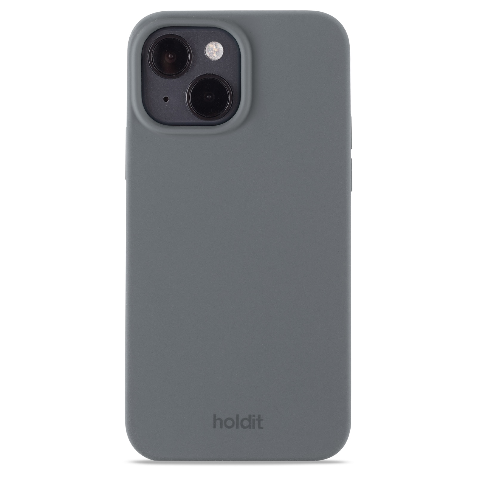 Cover in silicone iPhone 14/13 Space Gray