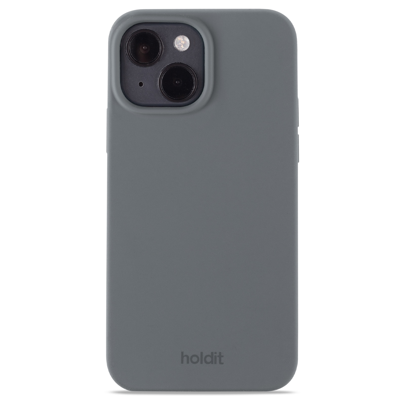 Cover in silicone iPhone 14 Space Gray