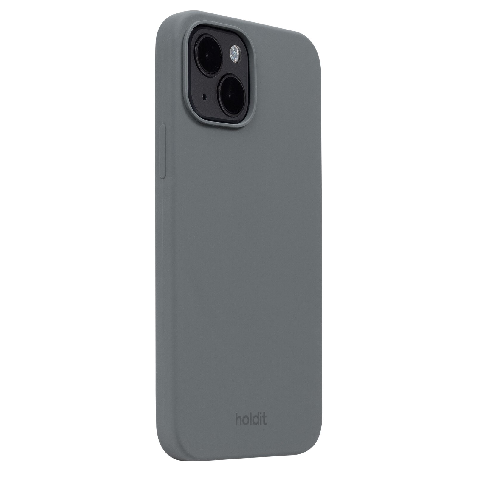Cover in silicone per iPhone 14 Grigio