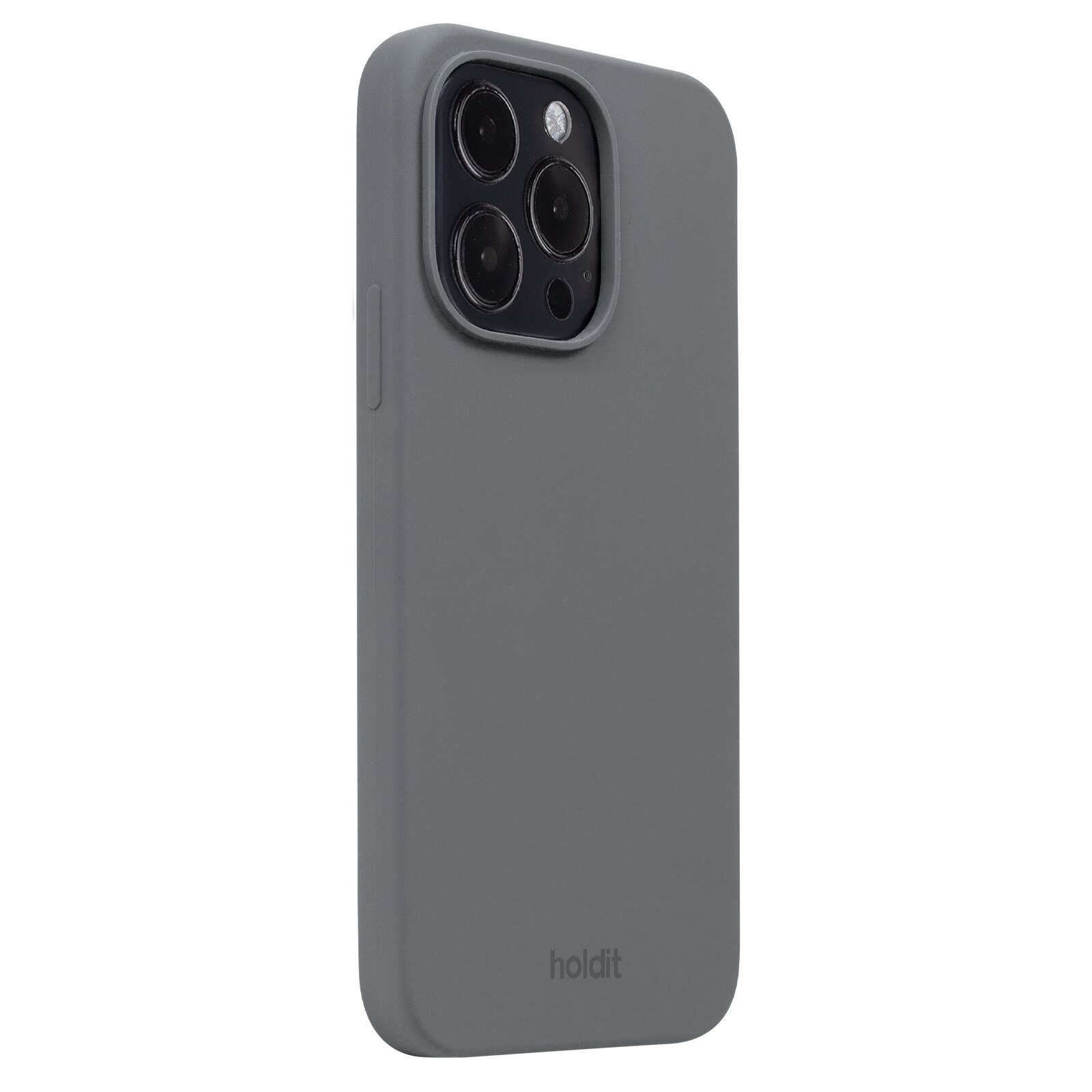 Cover in silicone per iPhone 14 Pro Grigio
