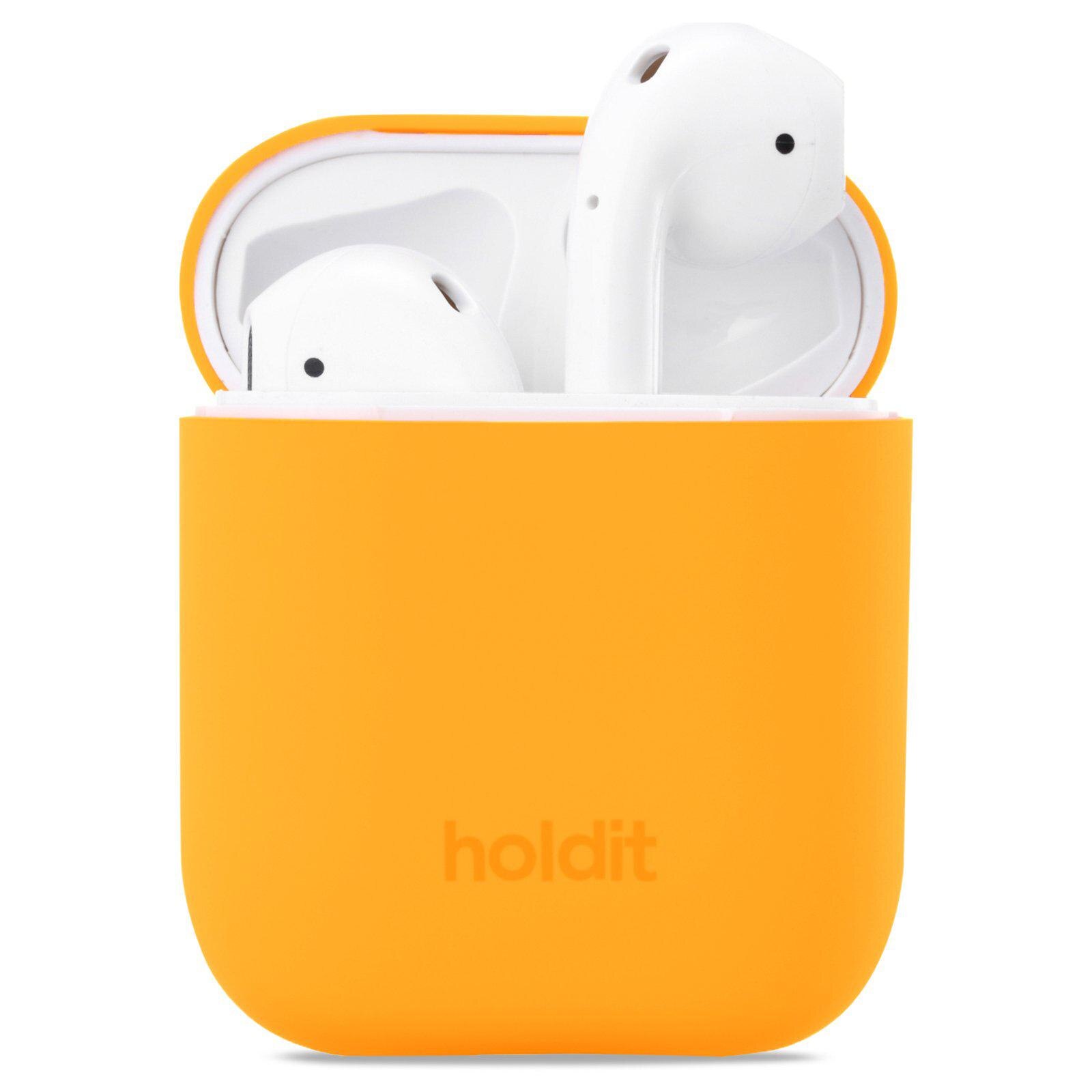 Custodia in silicone AirPods Orange Juice