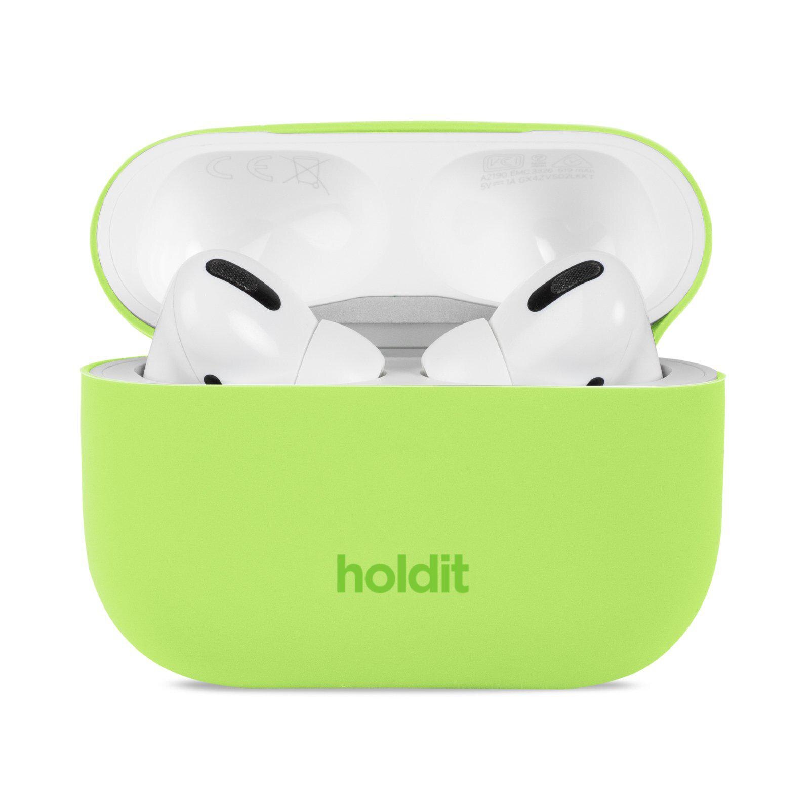 Custodia in silicone AirPods Pro Acid Green