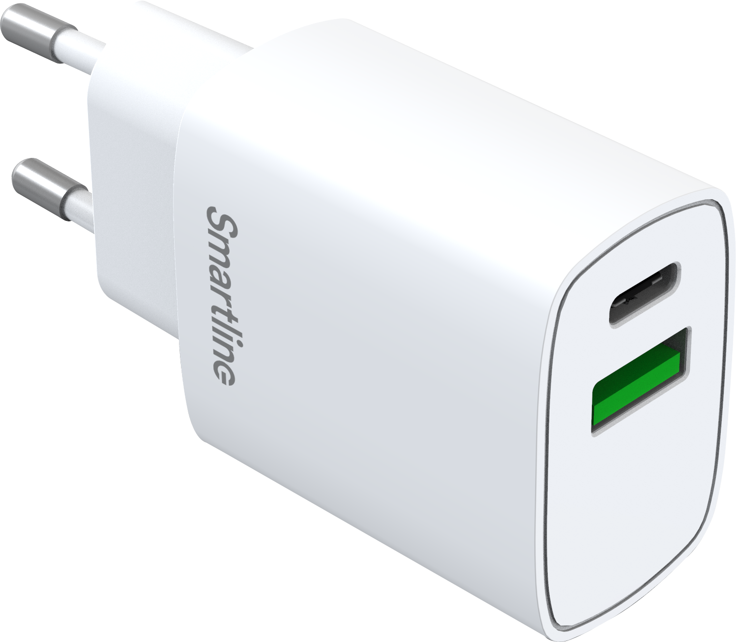 Alimentatore USB-C + A da 20W Power Delivery bianco