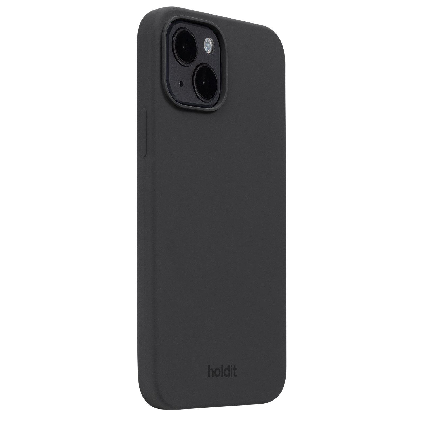 Cover in silicone per iPhone 15 Black