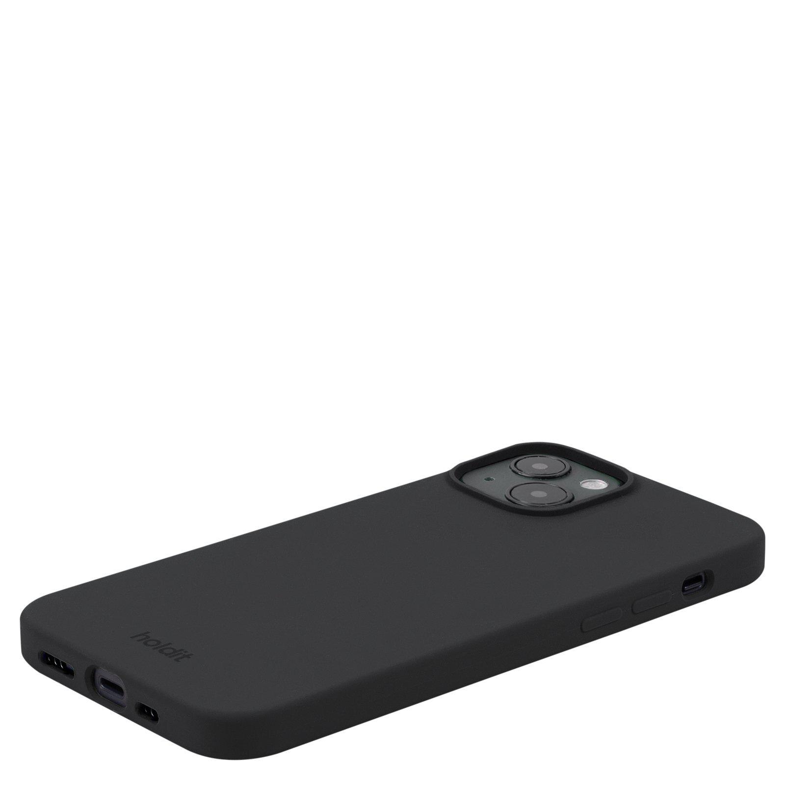 Cover in silicone per iPhone 15 Black