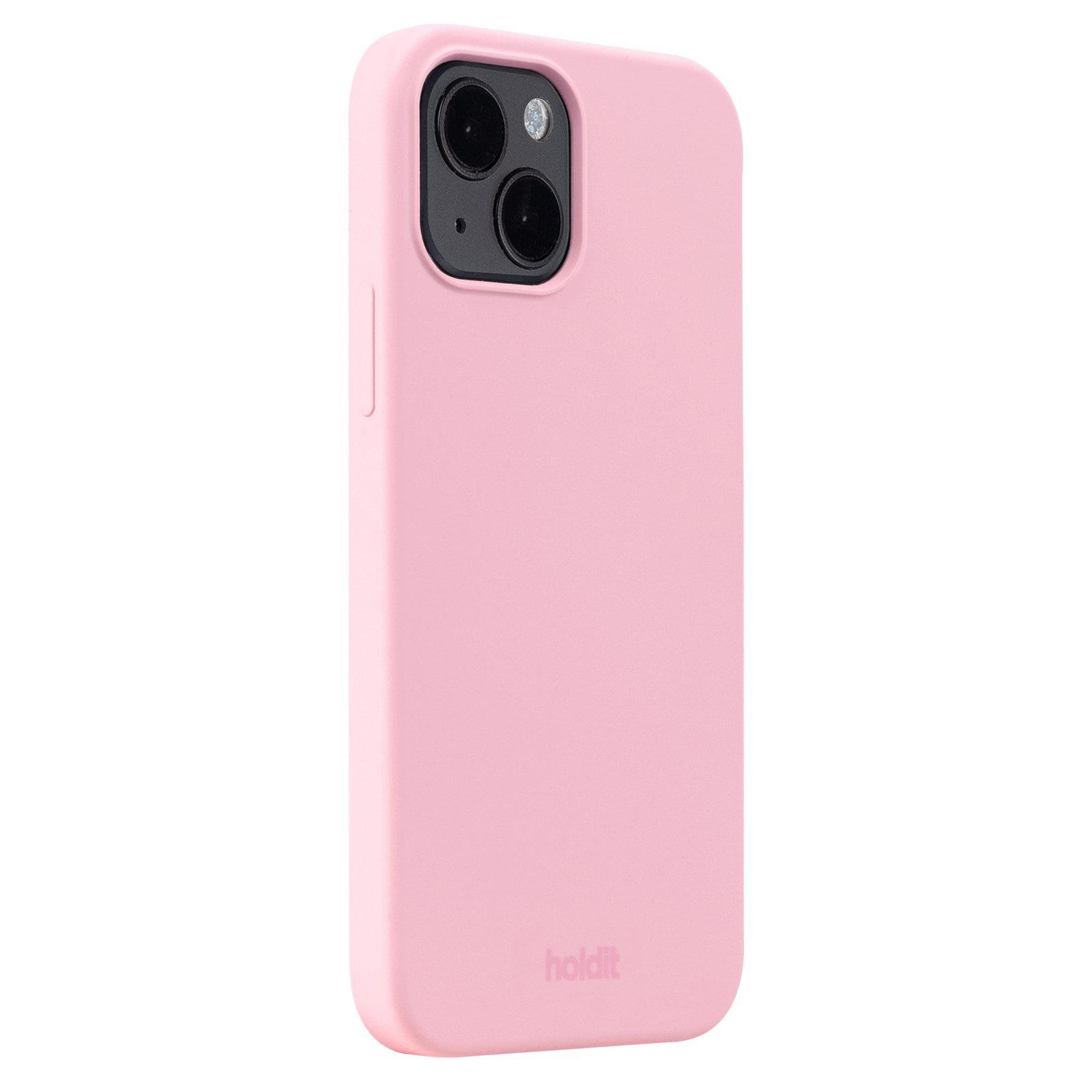 Cover in silicone per iPhone 15 Pink