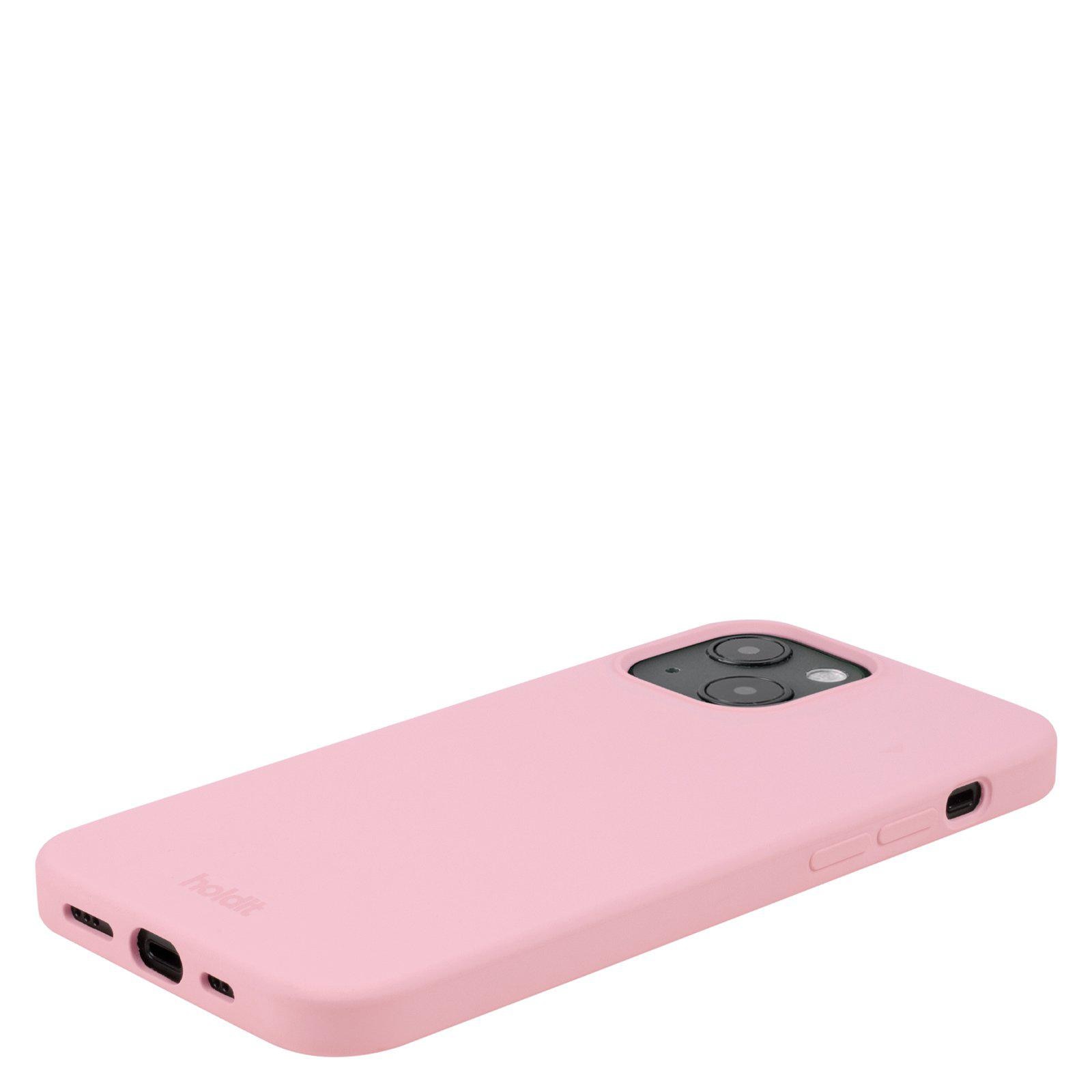 Cover in silicone per iPhone 15 Pink