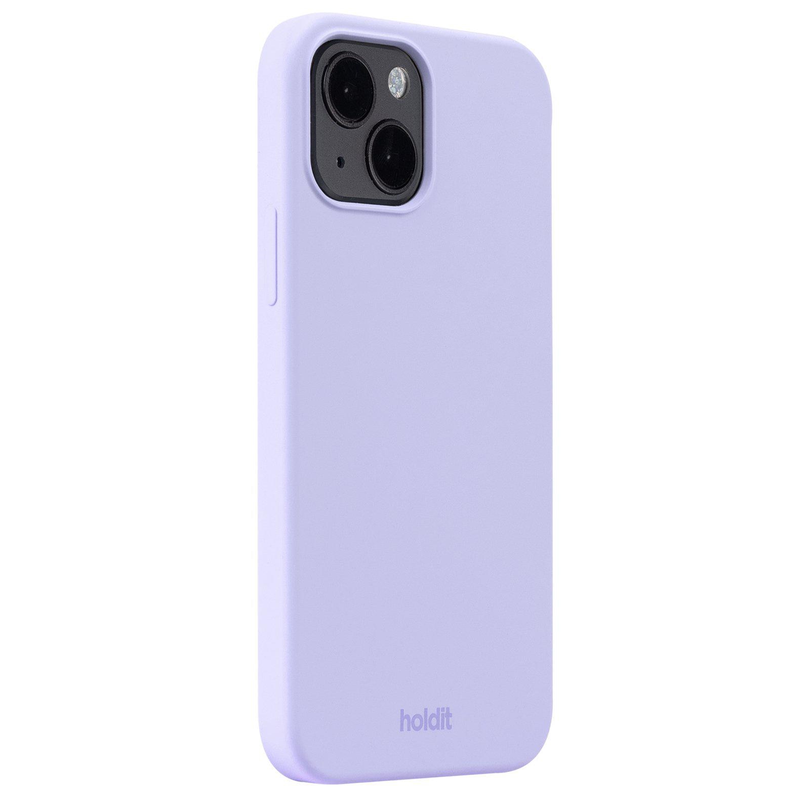 Cover in silicone per iPhone 15 Lavender