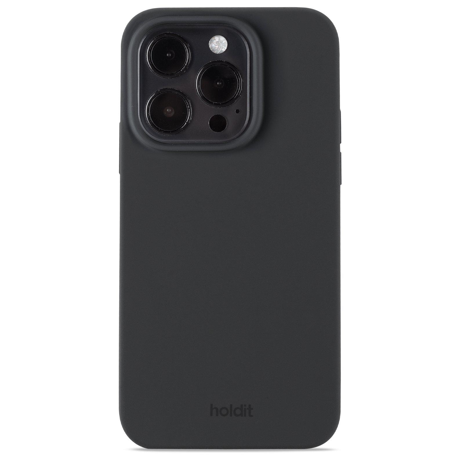 Cover in silicone per iPhone 15 Pro Black