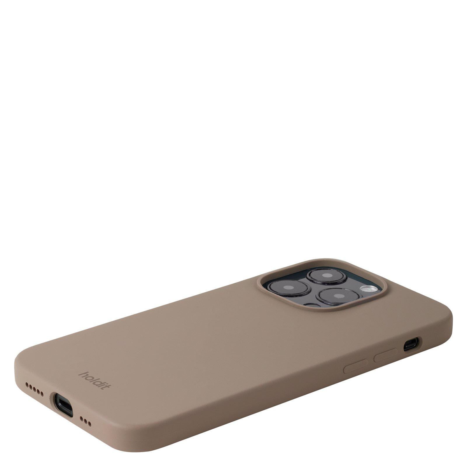 Cover in silicone per iPhone 15 Pro Mocha Brown