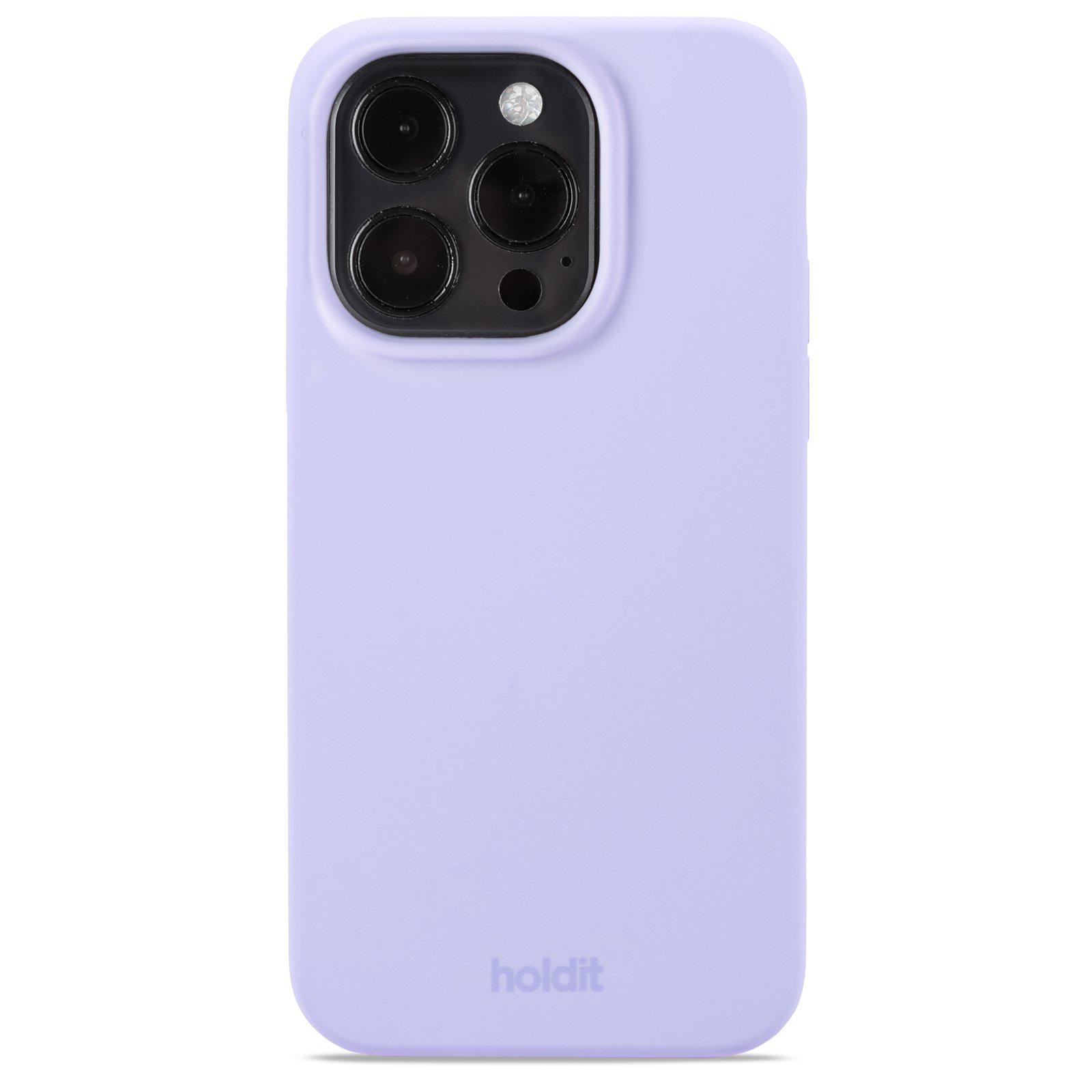 Cover in silicone per iPhone 15 Pro Lavender
